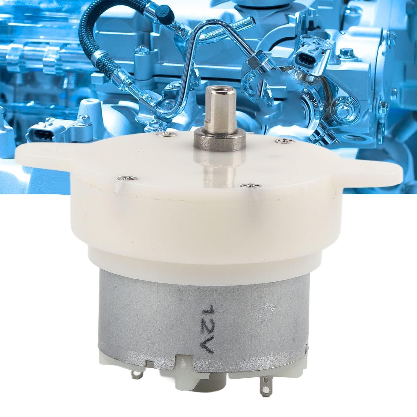 Motor eléctrico 12V CC 10 RPM engranaje pequeño silencioso terminal para soportes