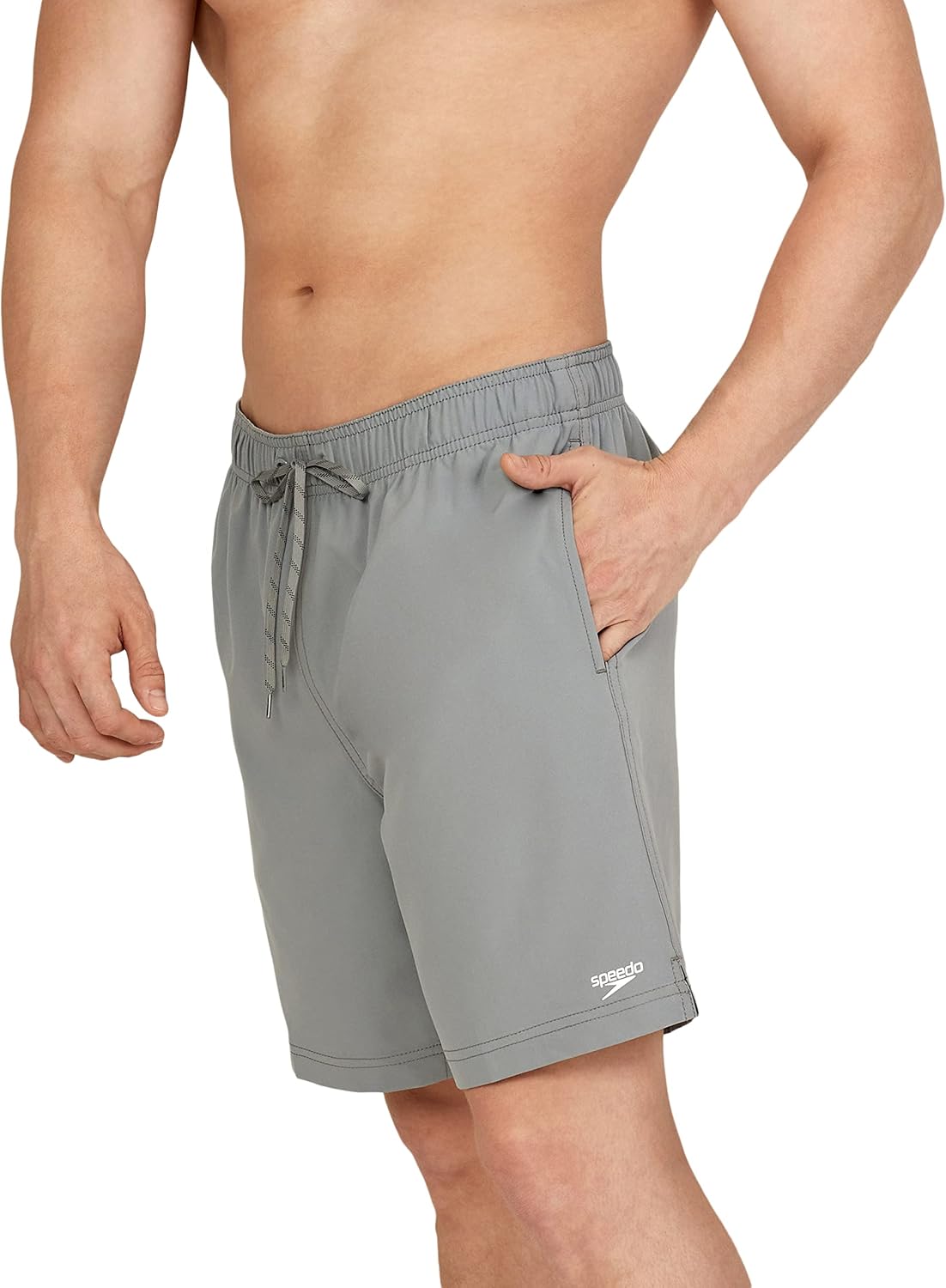 Speedo Men's Swim Trunk Mid Length Redondo Solid