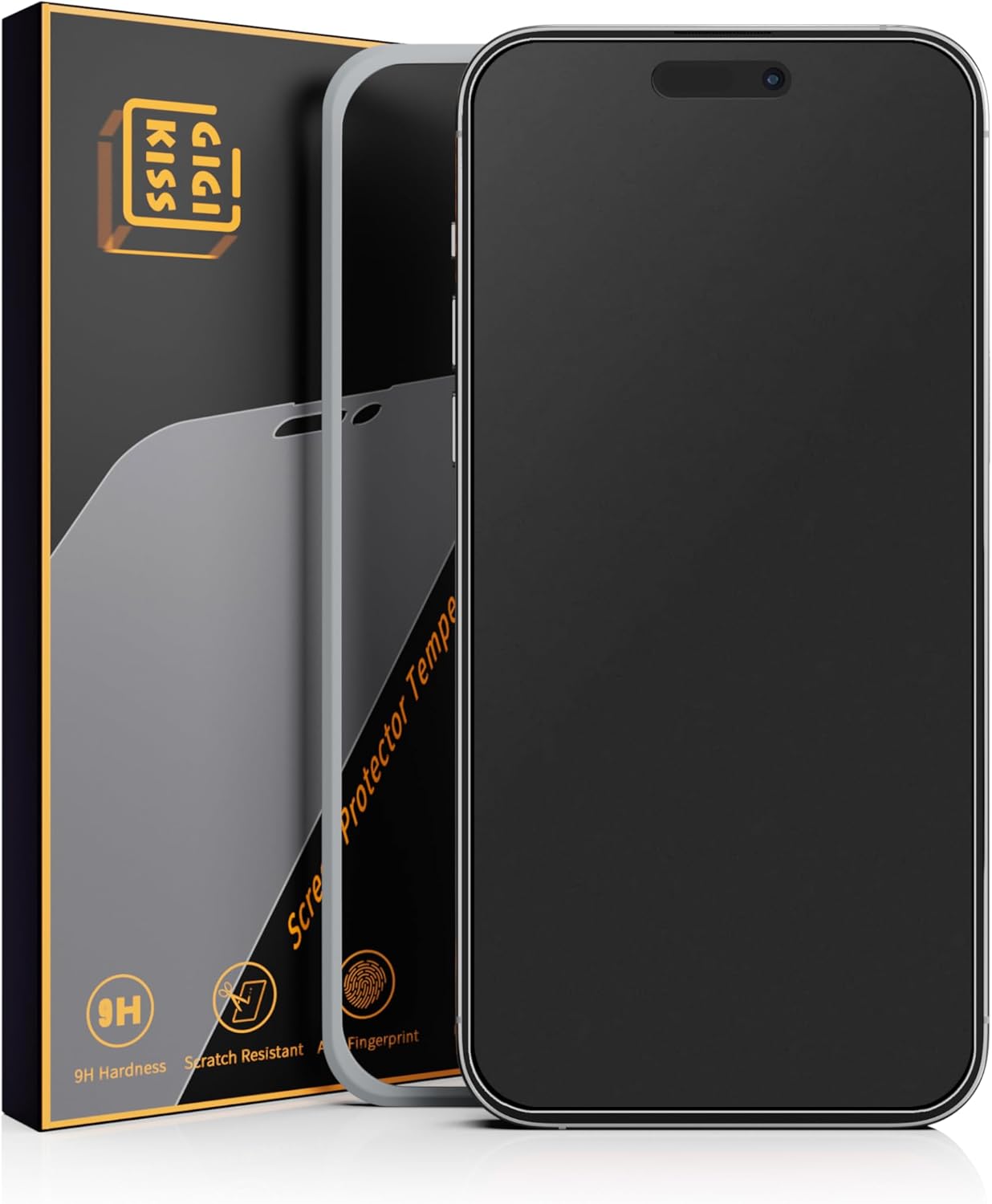 2 Pack Matte Screen Protector for iPhone 15 Pro Max [6.7 Inch], Anti-Fingerprint & Anti-Glare Screen Protector Tempered Glass Easy Installation