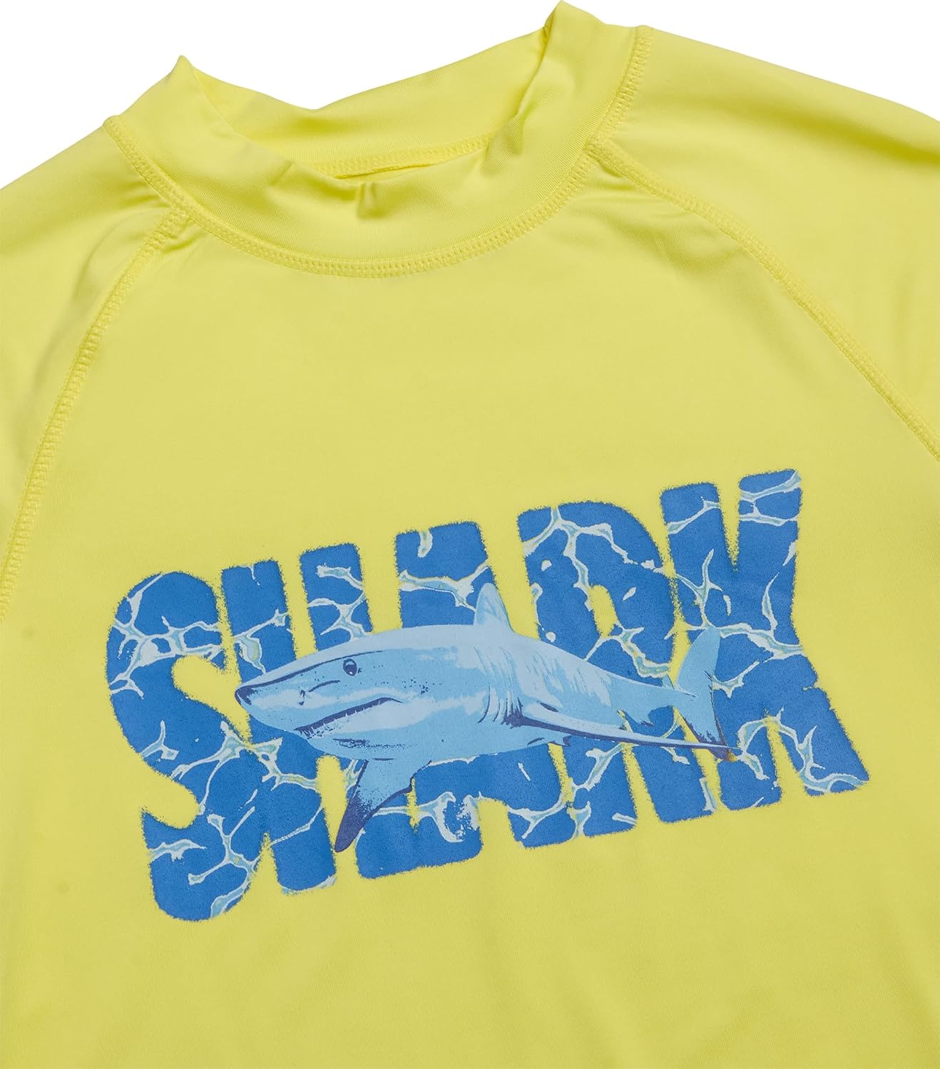 Big Chill Boys Swim Set - 2 Piece Swimwear Quick Dry UPF50+ Protection Rash Guard Short Sleeve Shirt and Boys Swim Trunks
