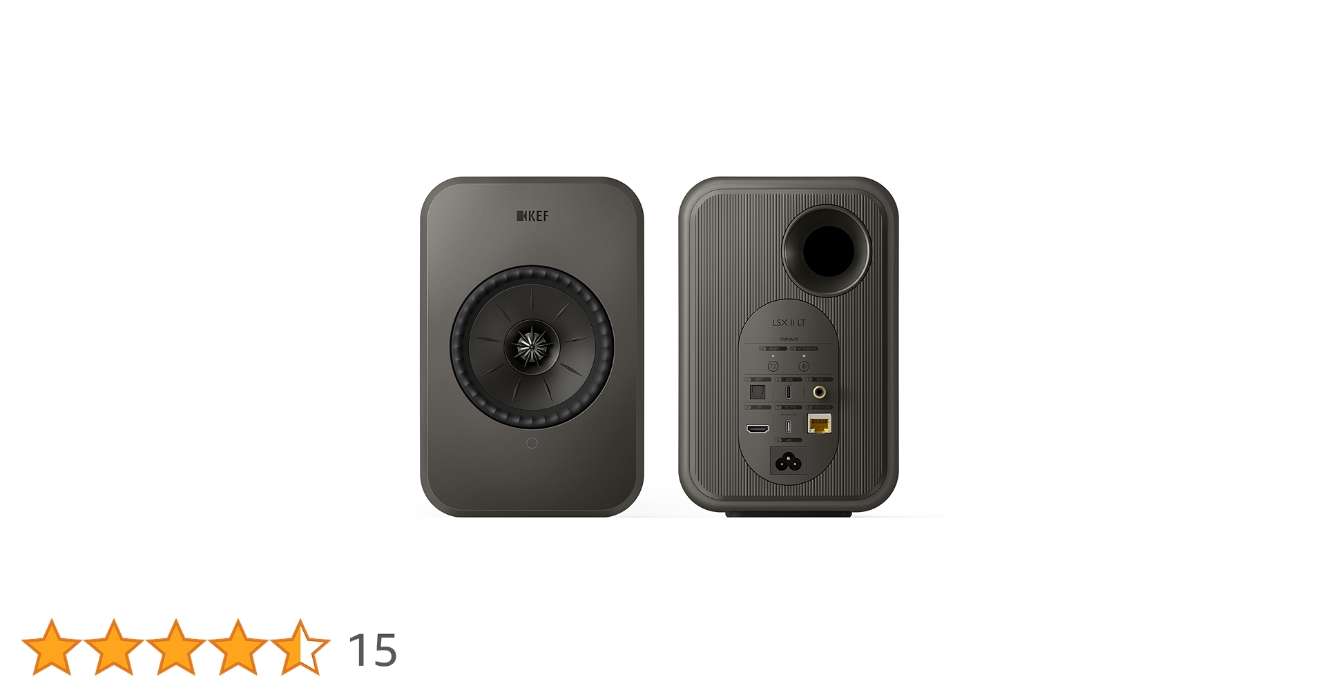 KEF LSX II LT ワイヤレスHiFiスピーカー グラファイトグレー Amazon.co.jp: KEF LSX II LT - ワイヤレスHiFiブックシェルフ