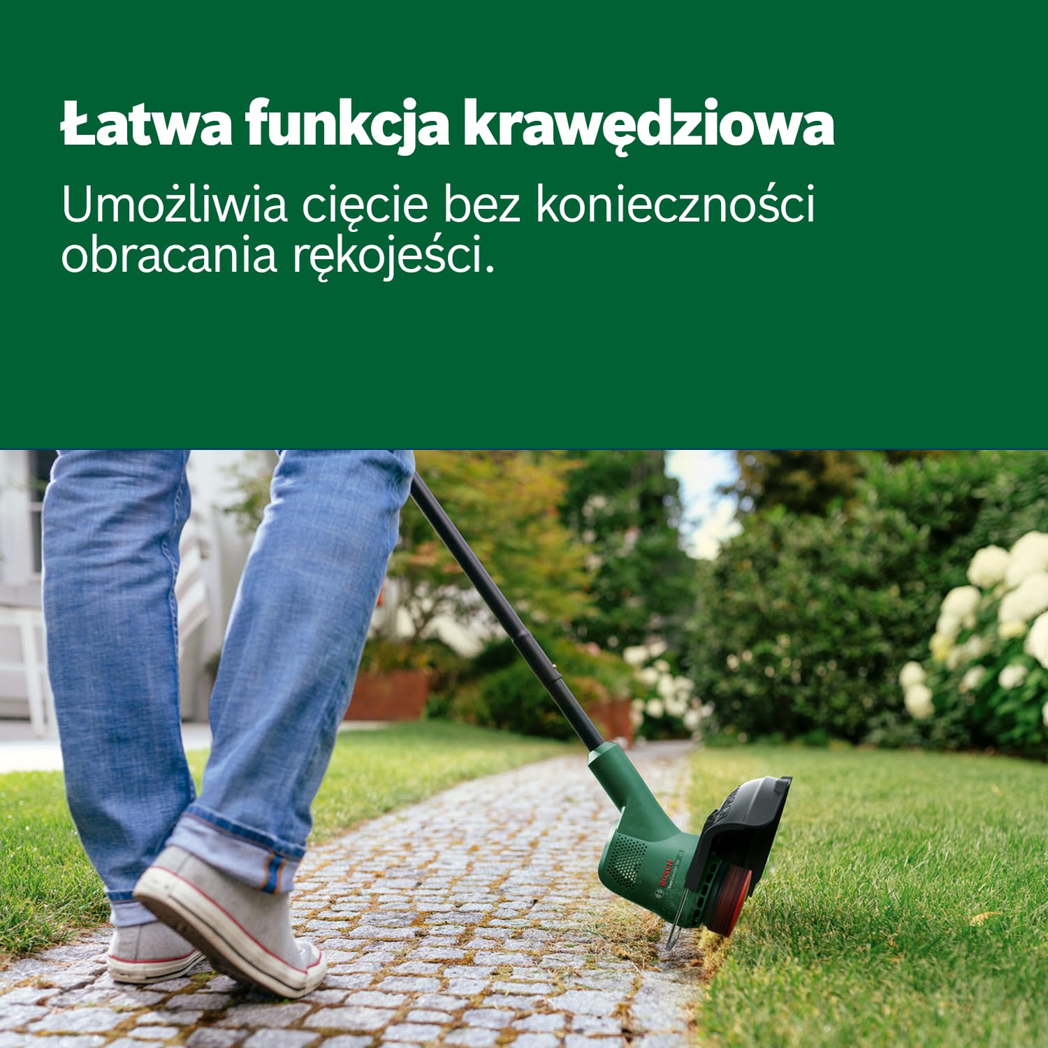 Bosch Easygrasscut Akumulatorowa Podkaszarka do Trawy, Zielony, 26 cm