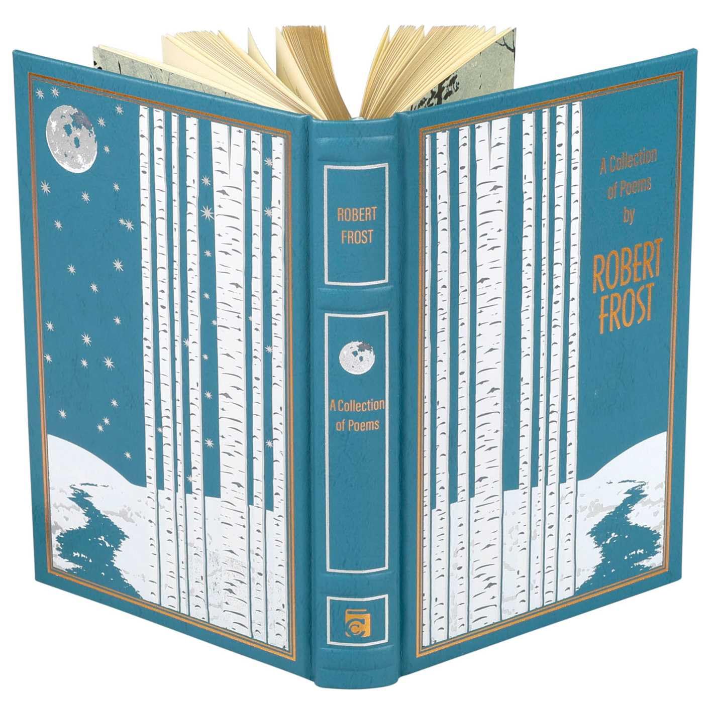 A Collection of Poems by Robert Frost (Leather-bound Classics)