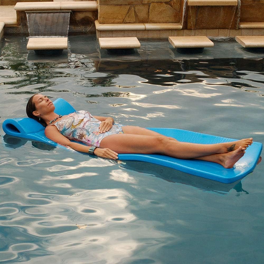 Pool Mate Marina Blue Large Foam Pool Float, Made in USA