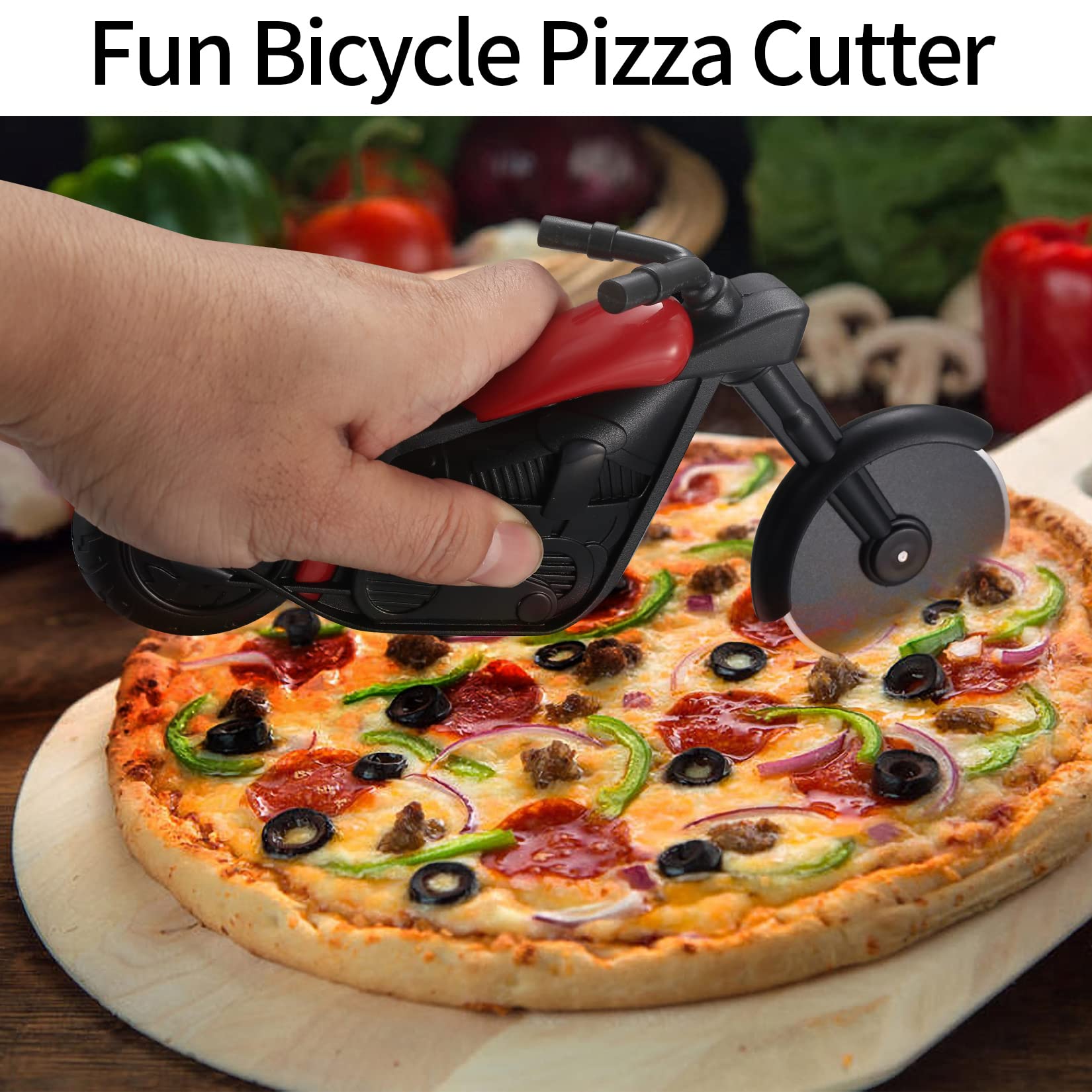 Pizzasnijder motorfiets | Pizza de best a man can get | Meuk