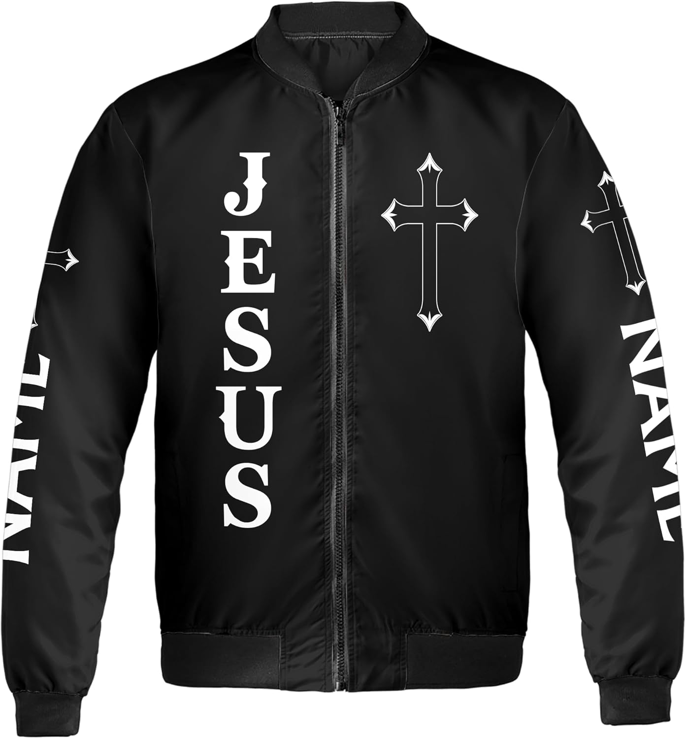 ThuhaTree Store Personalized Team Jesus Christian Bomber Jacket S-5XL, Religious Theme Jacket