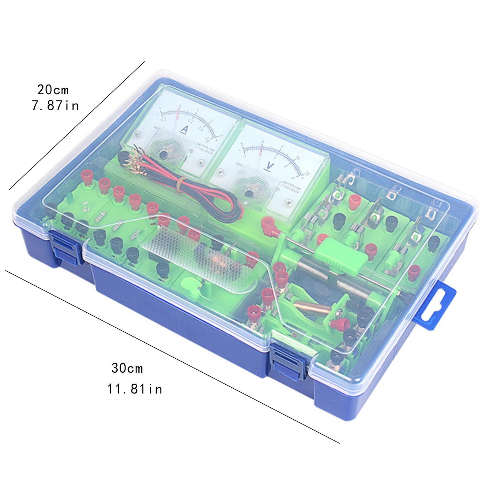 Baoblaze Kits de démarrage d'apprentissage de la physique électrique Ensemble d'expérimentation électrique Laboratoire scientifique pour le lycée