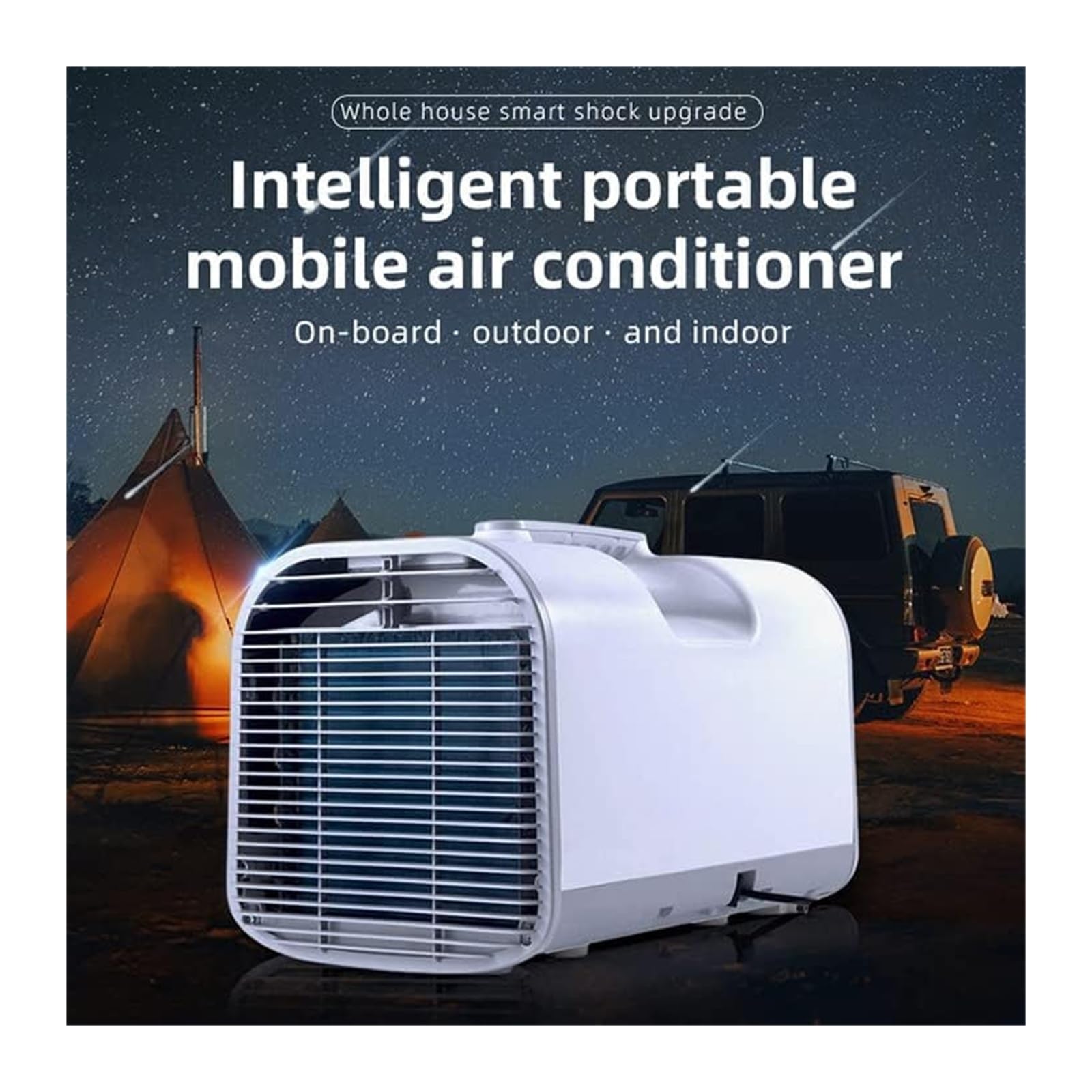 Spielhallen-anlagen, 400W camping klimaanlagen, intelligente fernbedienung und kontrollleiste, kostenlose large-anlagen, lastwagen, wohnmobil, zelte, fahrten/wohnmobile