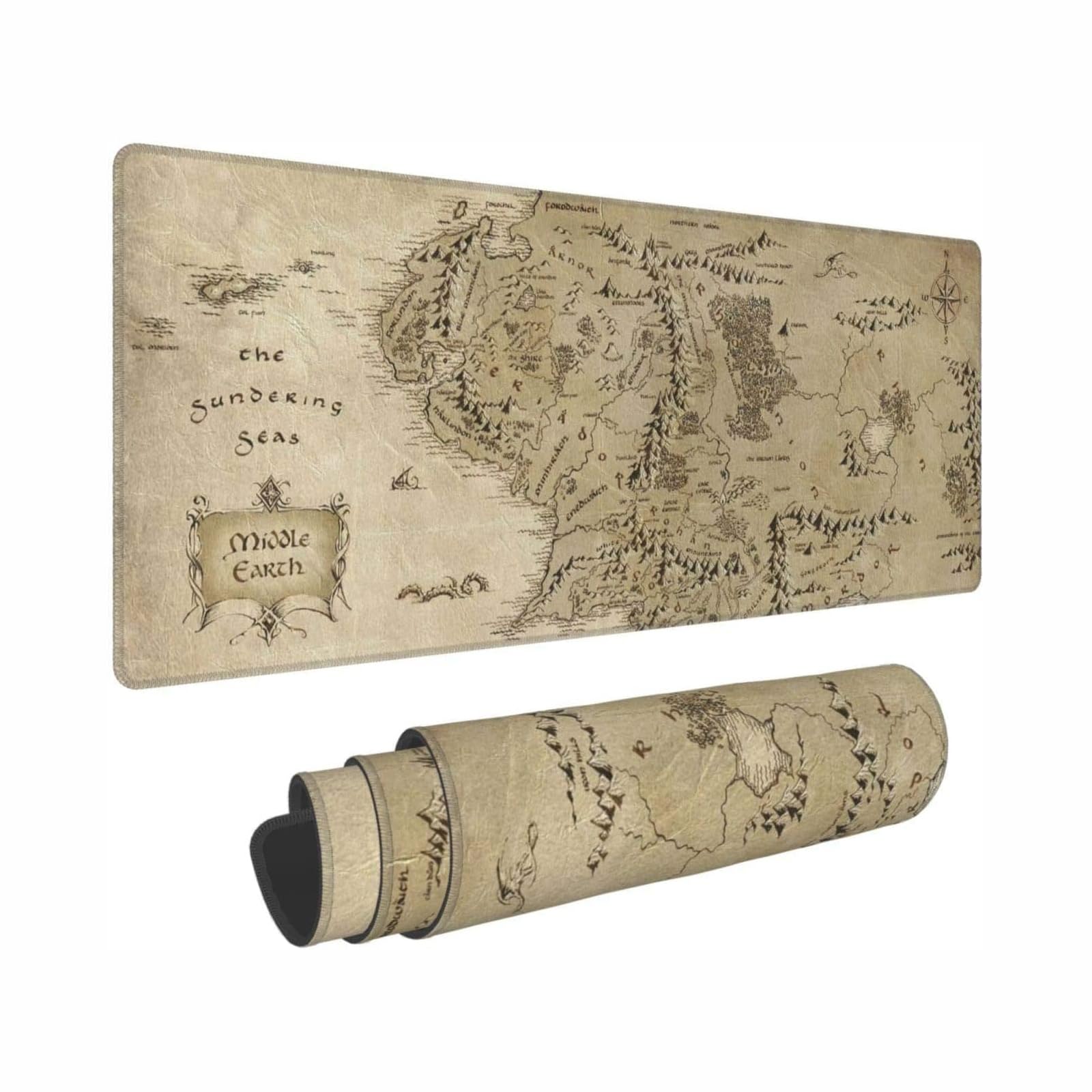 Gaming Mouse Pad XL Extended Large Mouse Mat Desk Pad 31.5"x11.8",Stitched Edges Non Slip Mousepad