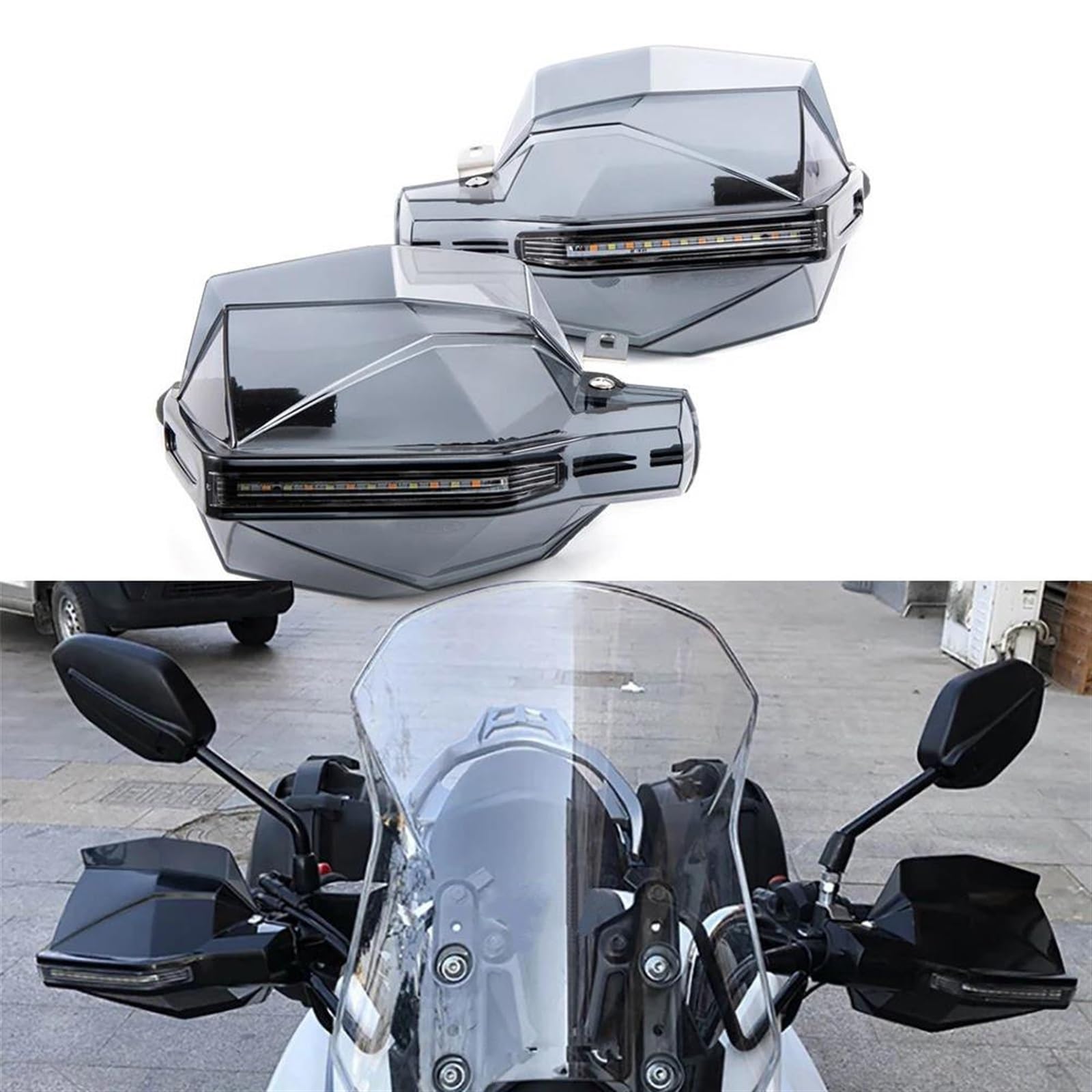 Amazon.co.jp: JSRCDWD（のみ） バイク用プロテクター ハンドガード 