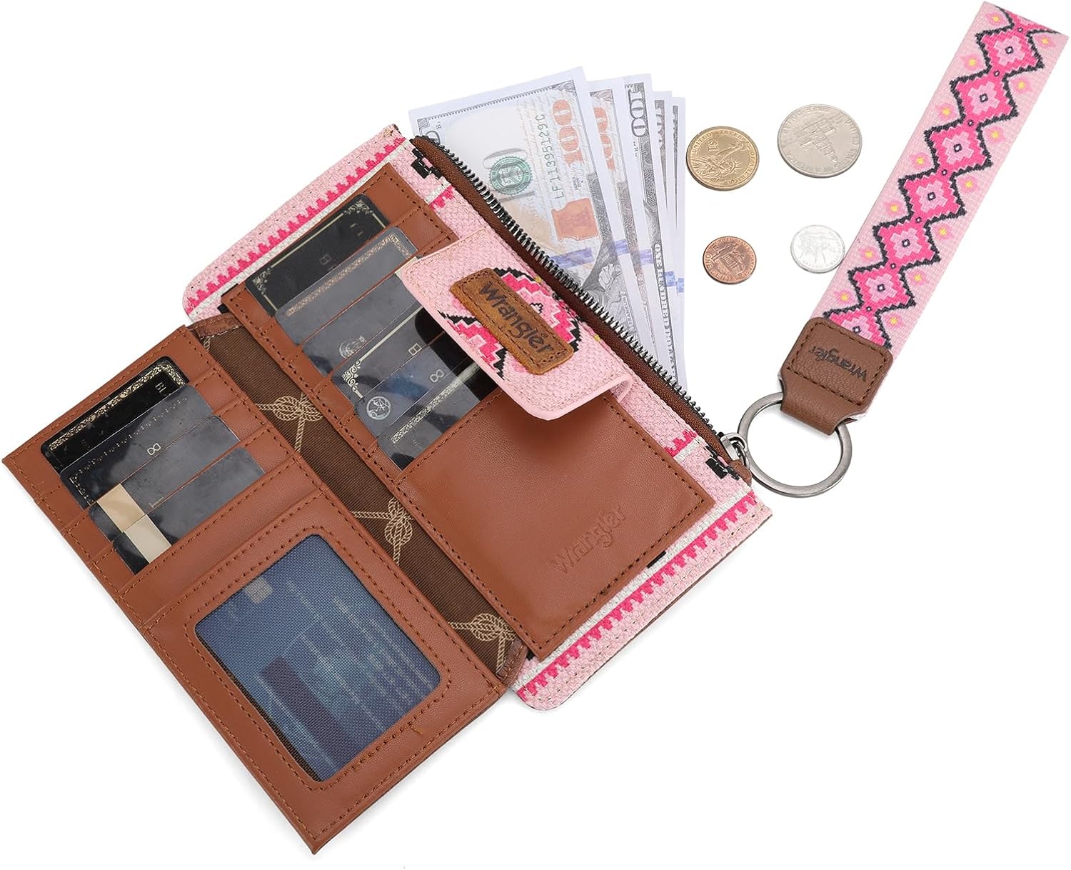 Wrangler Wristlet Wallets for Women Western Clutch Purse Rfid Wallet Womens - Image 3