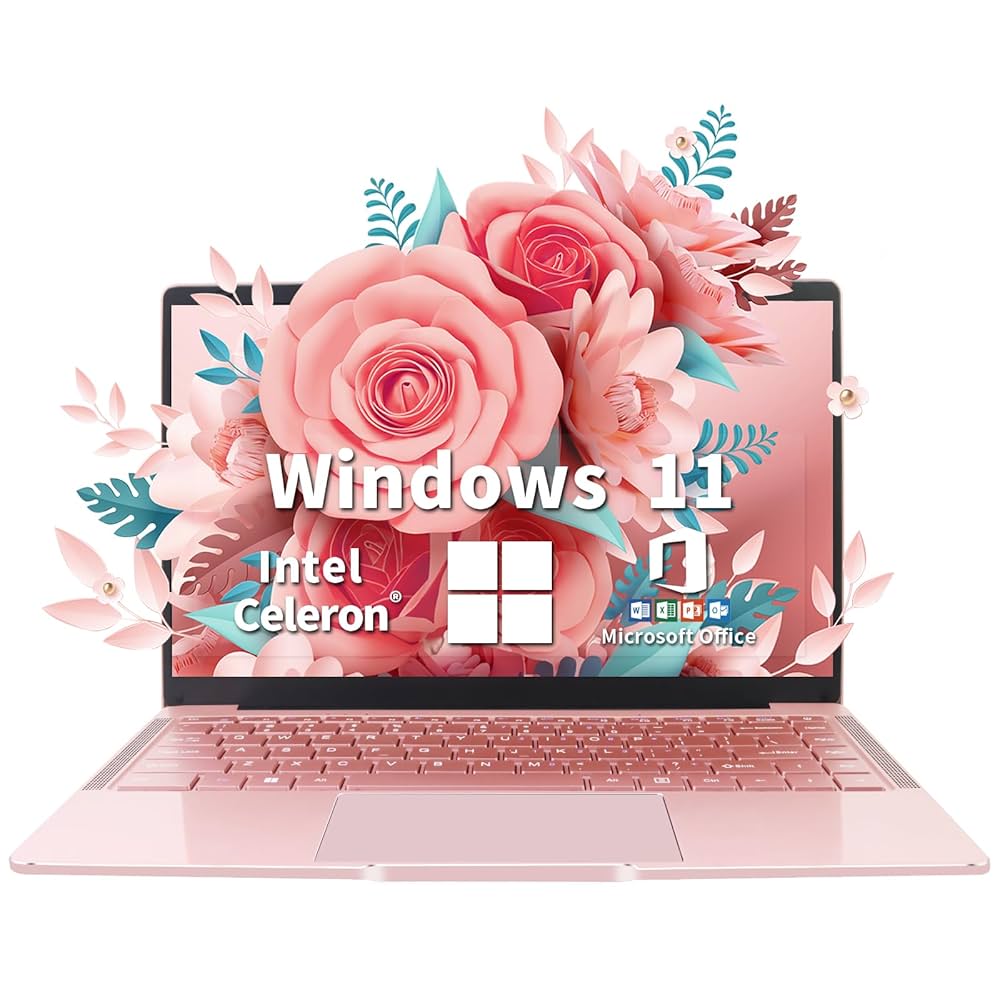 15.6 inch Windows 11 Laptop, 6GB+128GB, Laptops Celeron N4500 Processor Windows Laptop Computer, 1920x1080 FHD Display, Wi-Fi 5, BT5.0, English Keyboard, for Business and Students
