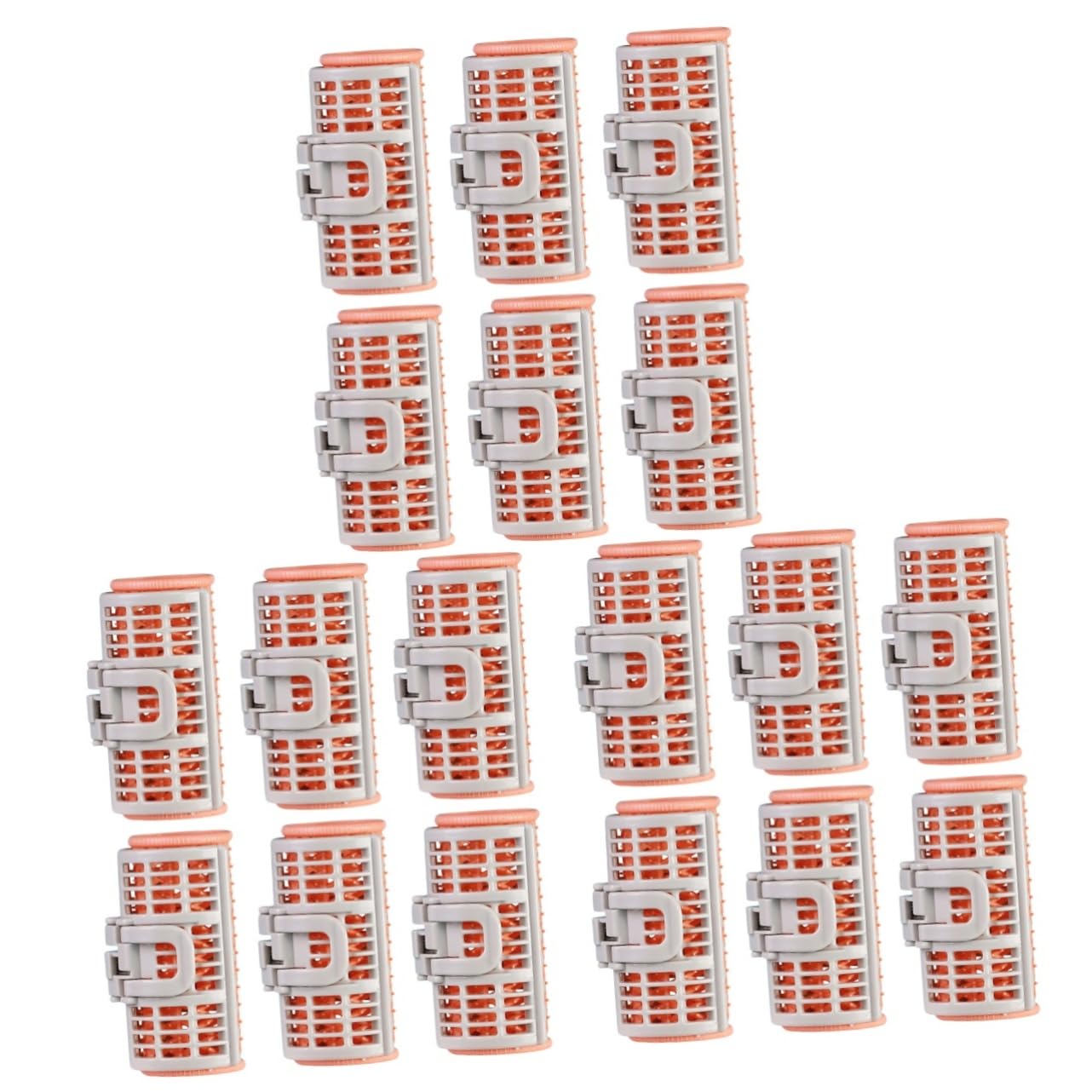 Ipetboom Hair Rollers with Clips 18 Pcs No Heat Self Grip Sponge Curlers for Wavy Hair Styling Tools Lightweight 2.75X4.72X1.57 Inches