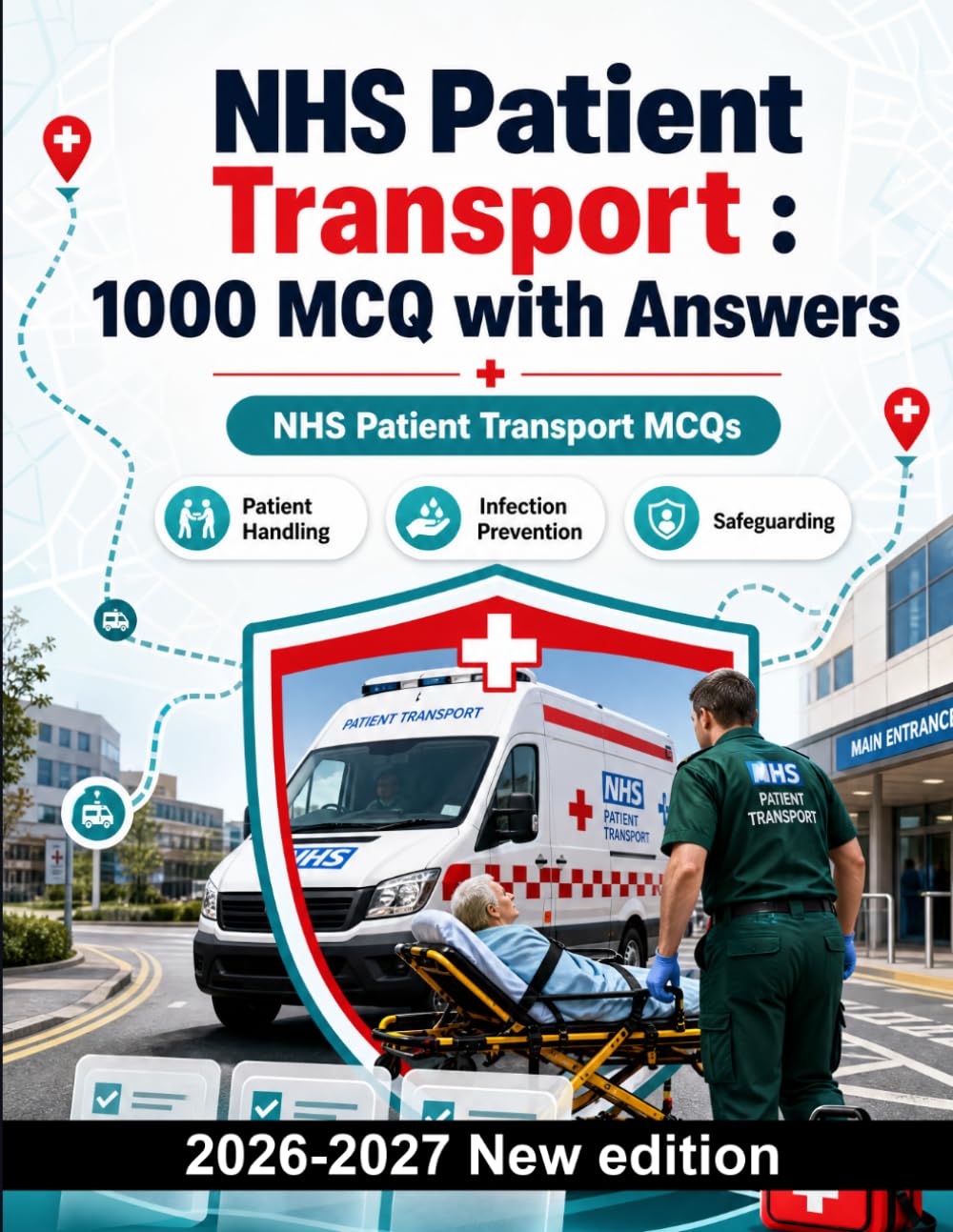NHS Patient Transport : 1000 MCQ with Answers: Operational standards, manual handling, infection control, safeguarding protocols & emergency first aid for professional assessment