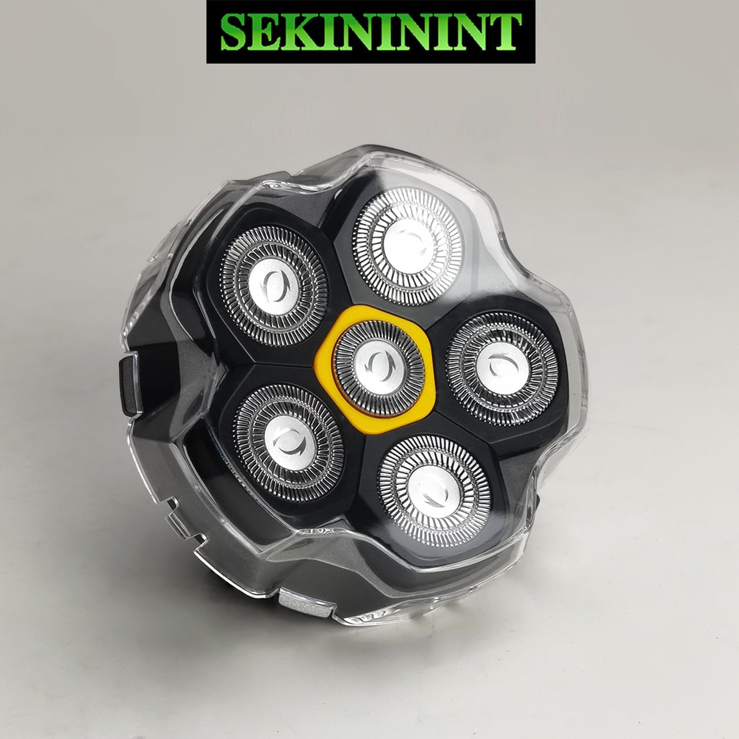 6D Magnetic Replacement Shaving Heads 2PCS Washable for Bald Men's Electric Razors - Image 4