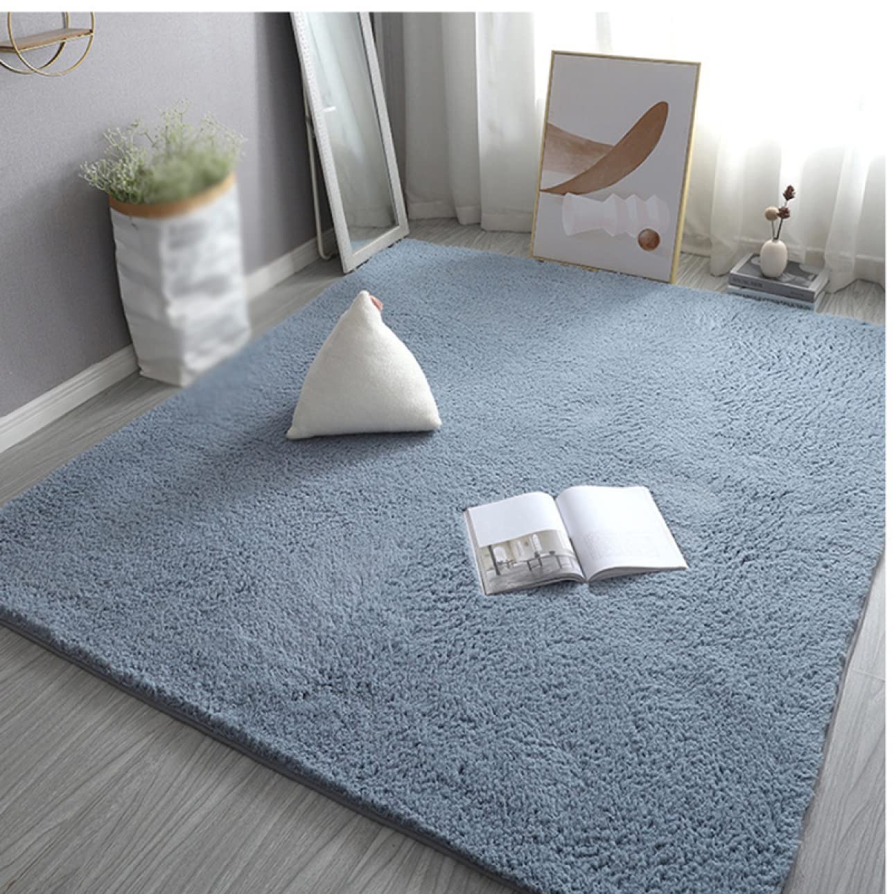 Amazon｜[ZS2L7] カーペット滑り止め 夏 冬 洗える ラグマット ラグ