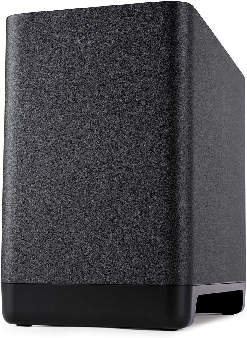 Polk Audio React 7" Wireless Subwoofer - Designed to Add Deep, Impactful Bass to Polk React Soundbar, Bass Adjust EQ, Amazon Alexa Compatible