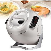 Automatic Stir Fry Robot,Automatic Cooking Wok Fried Rice Machine 6l Automatic Cooking Pot,110v/220v,Adjustable Speed 360,Three-Level Adjustable Mode for Stir Frying, Stewing,Cooking 220V