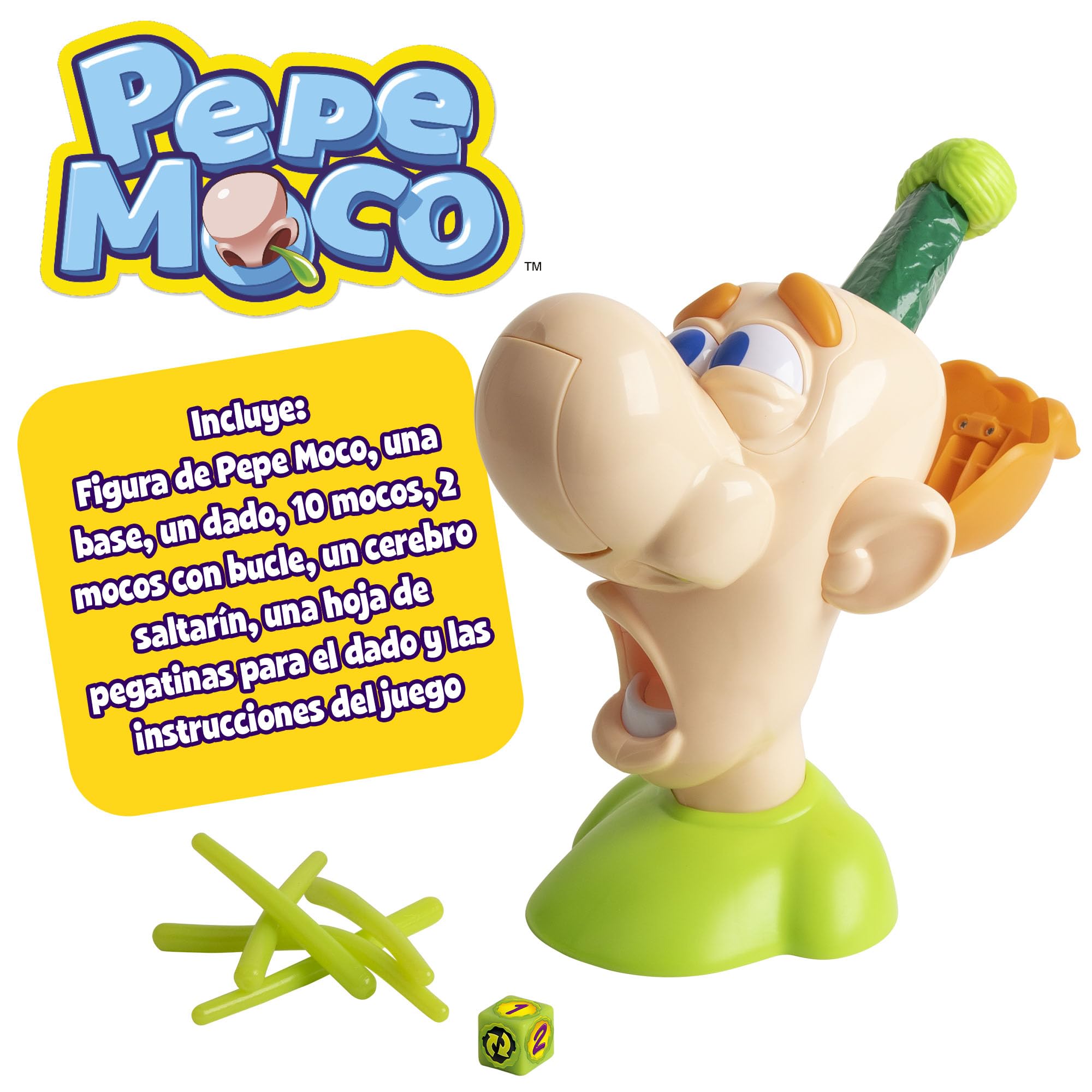 Bizak- Pepe Moco - Divertido Juego de Mesa para Niños de 4 Años - Juego Infantil con Mocos y Cerebros - Emoción y Risas Aseguradas - Regalo para Niños y para Reuniones Familiares (64554517)