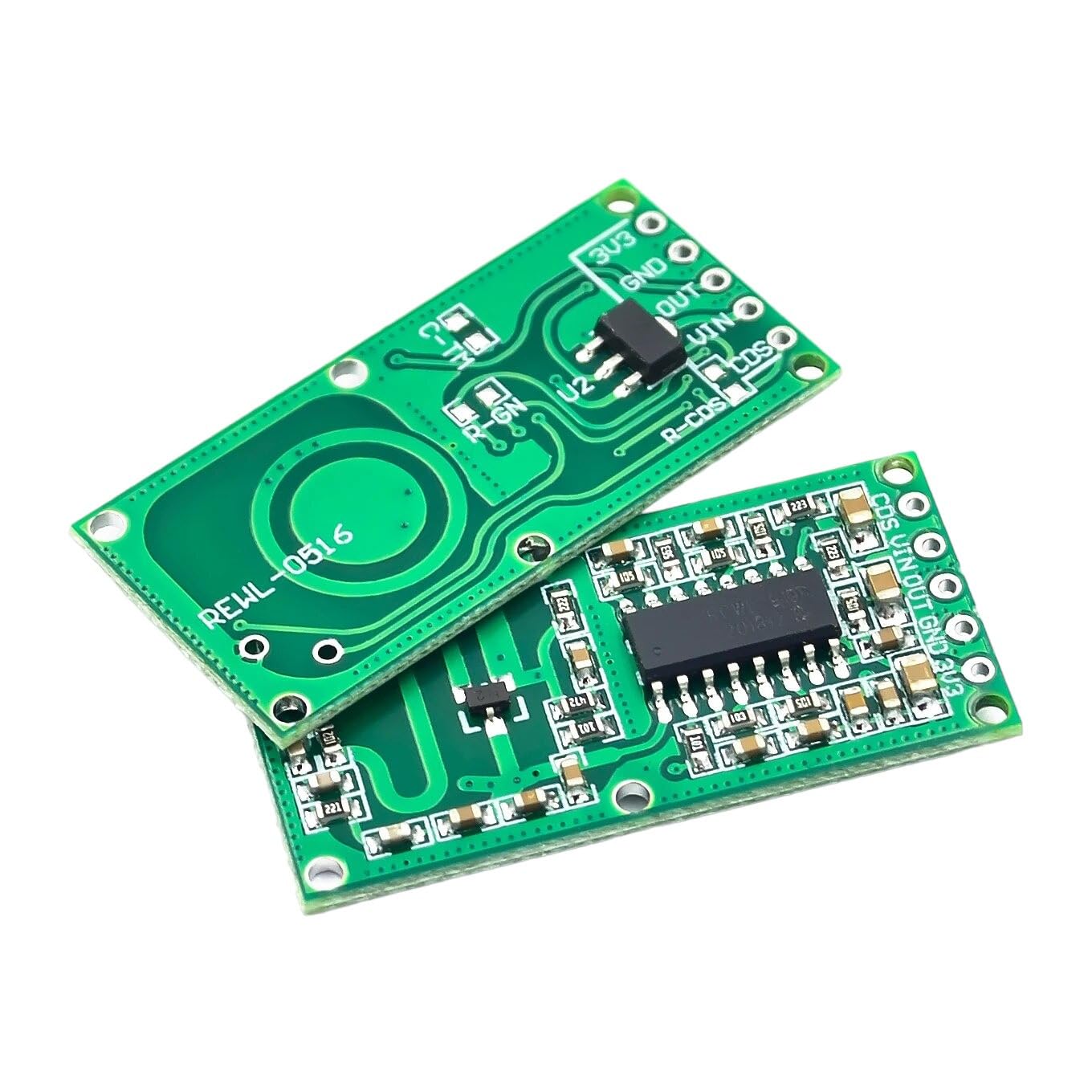 New 2024 5Pcs/Lot Rcwl-0516 Microwave Sensor Module Human Body Induction Switch Module Intelligent Sensor Output 3.3V Rcwl 0516 Accessories
