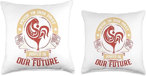 Miniatura 3 de African Pride Black History Gifts by NLTS Pride in Our Past Power in Our Future Black History Month Throw Pillow, 16x16, Multicolor