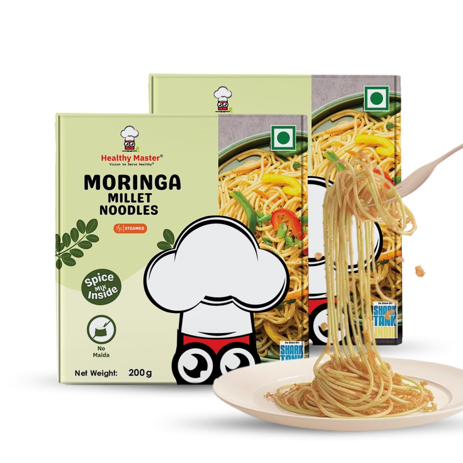 Healthy Master Moringa Millet Noodles | 2 Pack x 200g | No Maida, No MSG | Not Fried | Ready to Cook | Vegan | Healthy Noodles for Kids & Adults-image-46