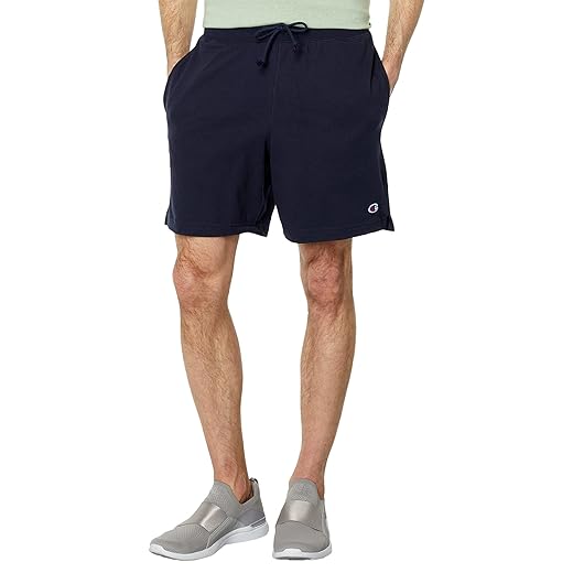 Champion Men's Cotton Jersey Gym Shorts, 100% Cotton Athletic Shorts, Sports Shorts, 7" & 9"
