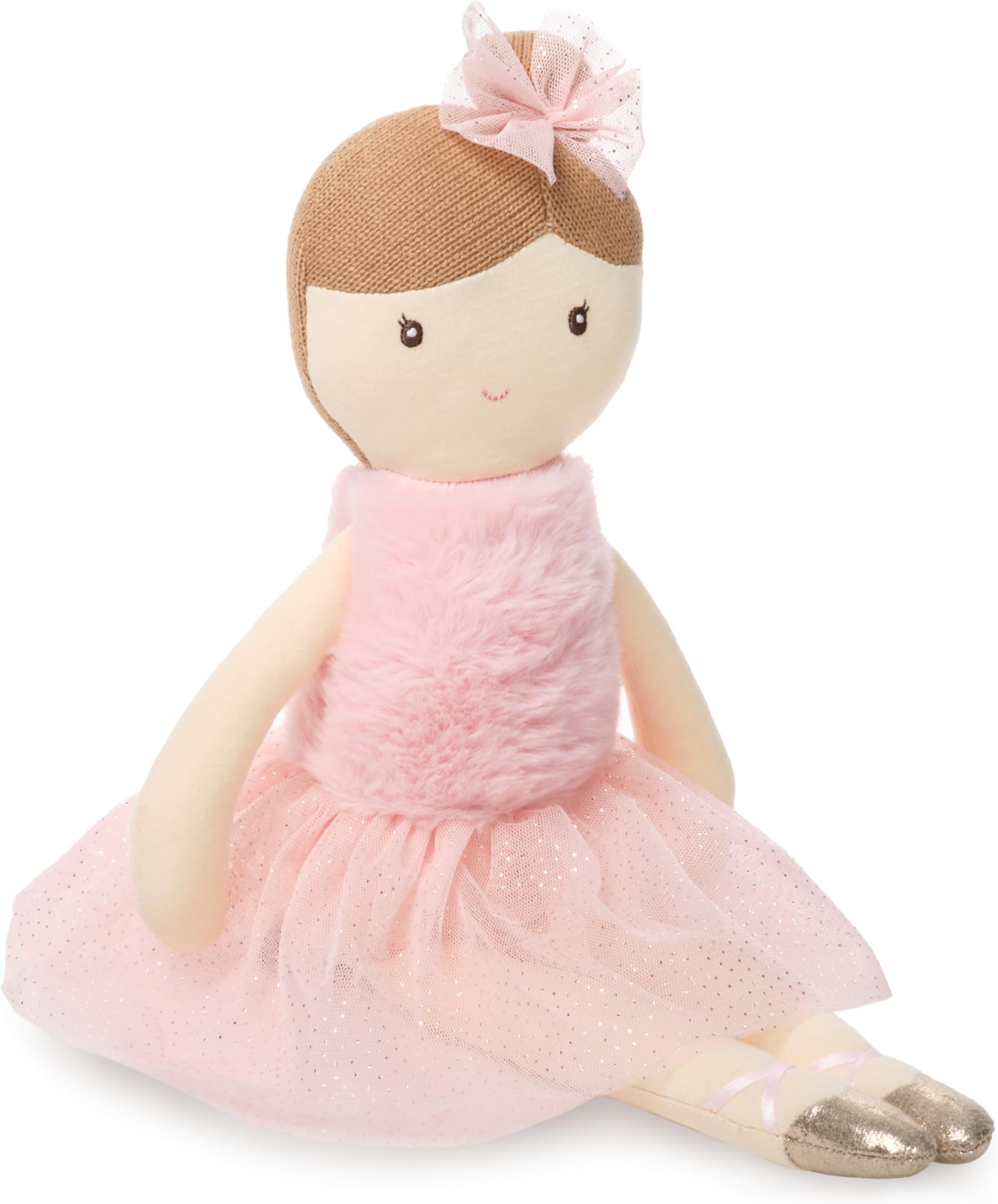 Plush Ballerina Doll Soft Ballet Stuffed Animals - Dance Recital Gifts for Girls - Julia 16.5"