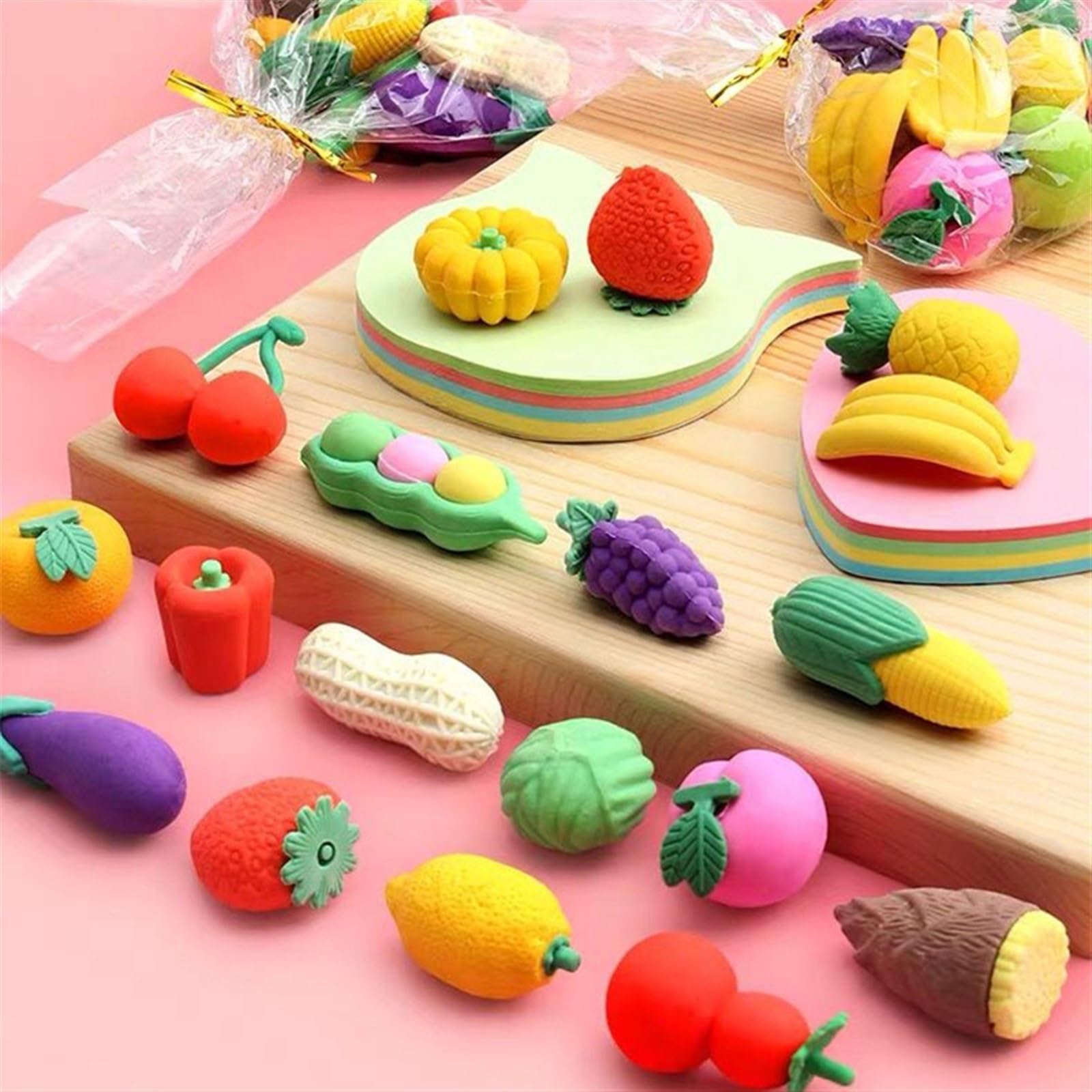 30pcs gommes en caoutchouc style crayon nouveauté alimentaire , fruits légume dessert partie 30pcs gommes en caoutchouc style crayon nouveauté alimentaire , fruits légume dessert partie