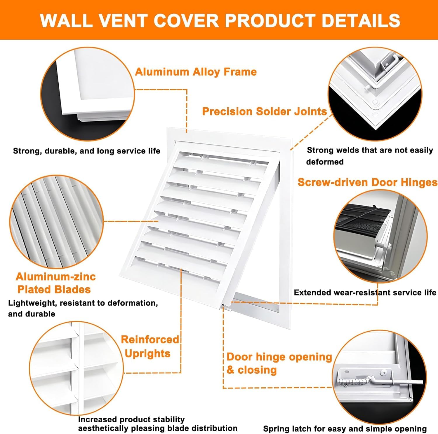 Grille De Ventilation en Aluminium pour Mur Et Plafond, Cache-Conduite Décoratif avec Grille De Filtration, Idéal pour La Maison, Le Bureau, Lhôtel Et La Chambre. Gray 10x30in