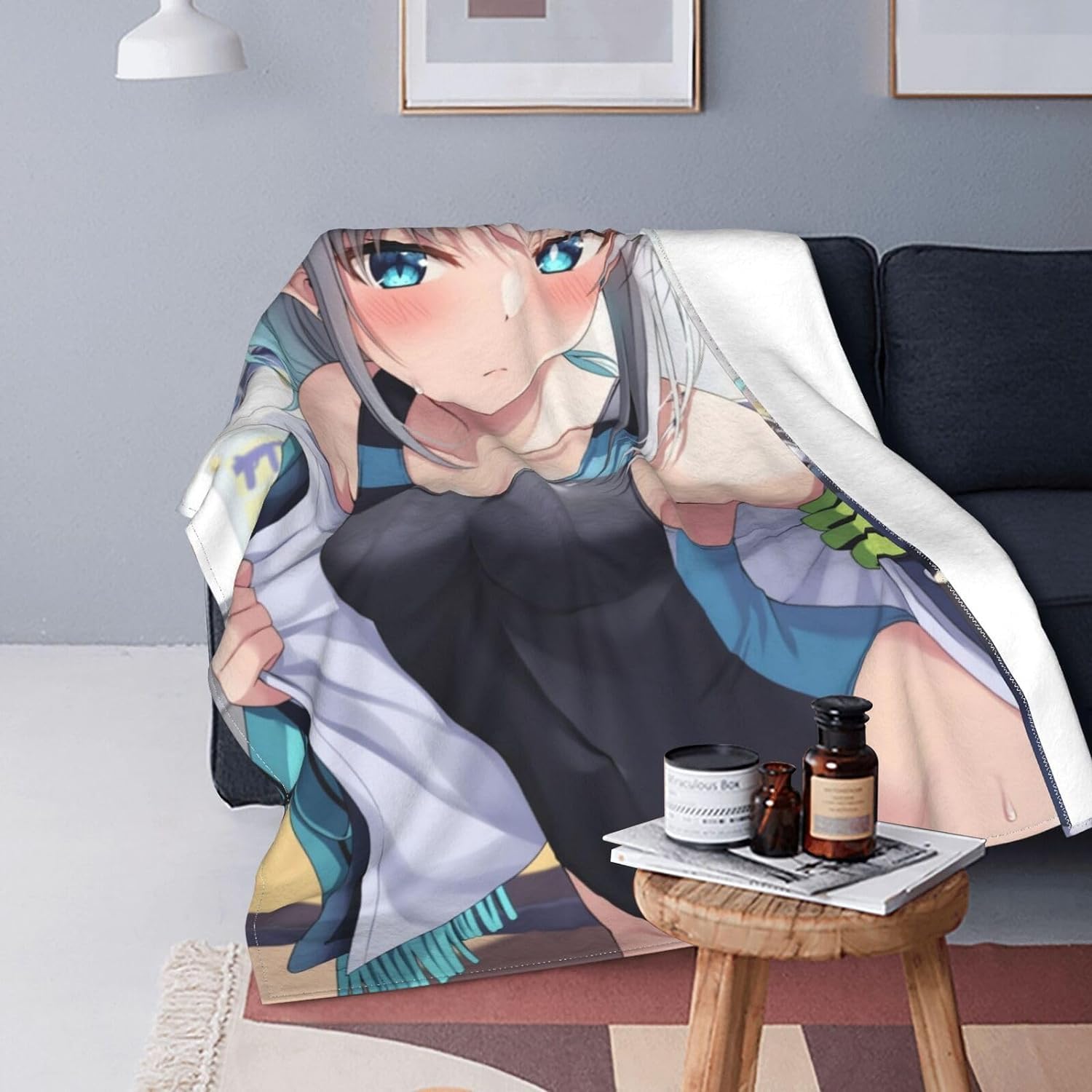 Amazon｜ブランケット 毛布 もうふ ブルーアーカイブ ブルアカ シロコ