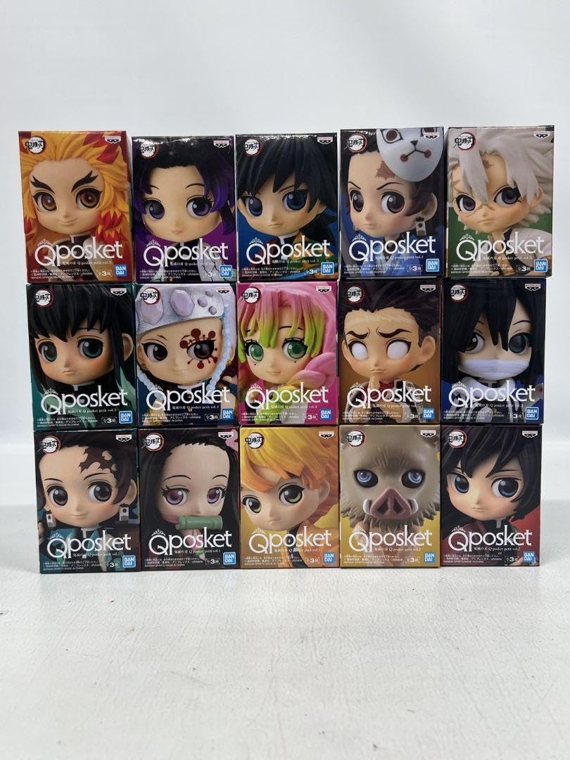 鬼滅の刃　Qposket petit フィギュア　15種 楽天市場】鬼滅の刃 フィギュア Q posket petit vol.4 全3種セット