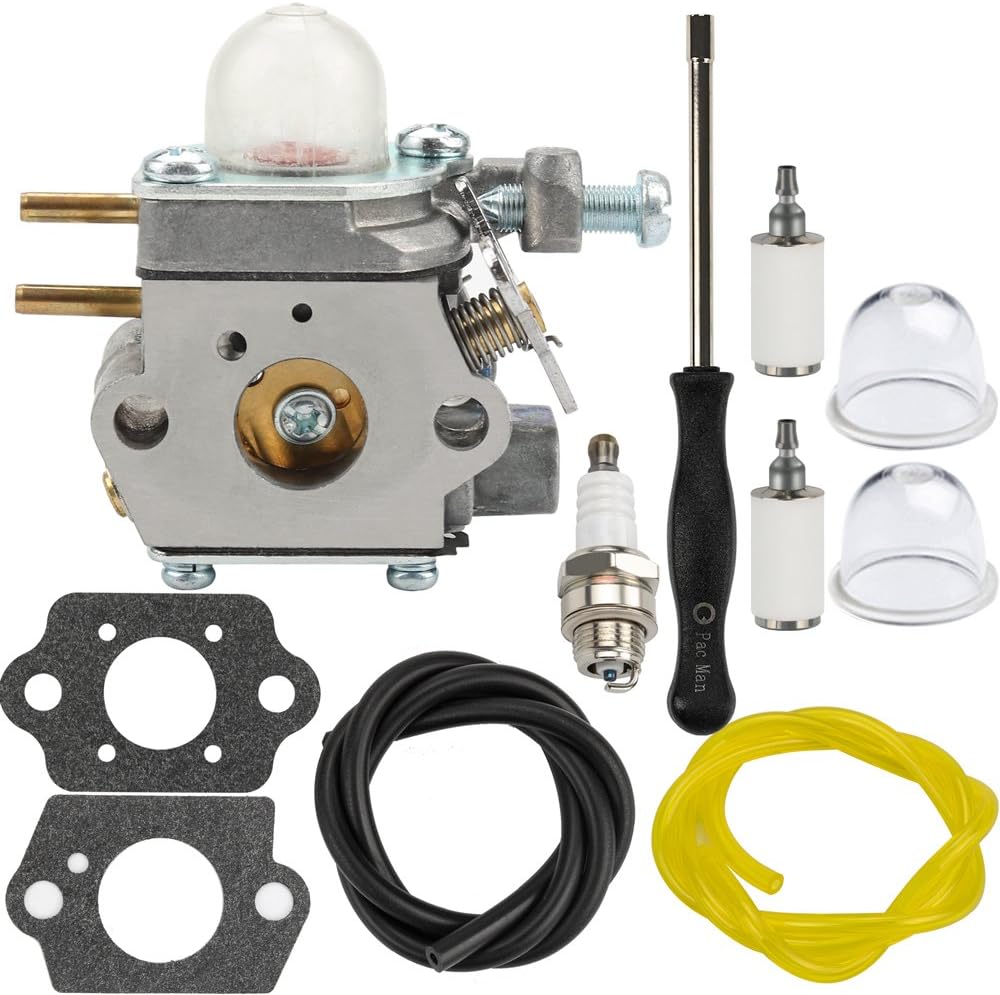 Dalom 753-06190 Carburetor w Carb Adjustment Tool for Troy Bilt TB22 TB21EC TB22EC TB32EC TB42EC TB80EC TB2040XP Trimmer Weed Eater Murray M2500 M2510 Brushcutter