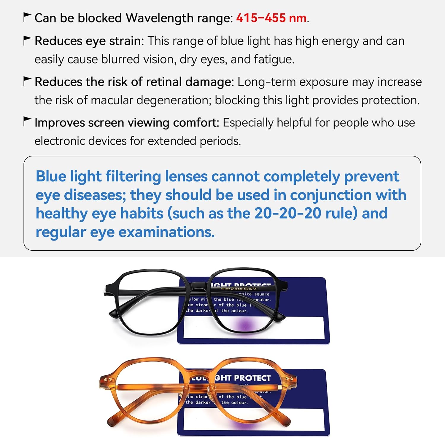 Dollger Women‘s Retro Oversized Blue Light Blocking Glasses, Round Oval Frame Computer Eyeglasses for Prevent Eye Fatigue - Image 5