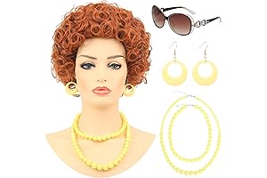 Flamboyant Roper Wig Complements Perfect 1950's Landlady Costume