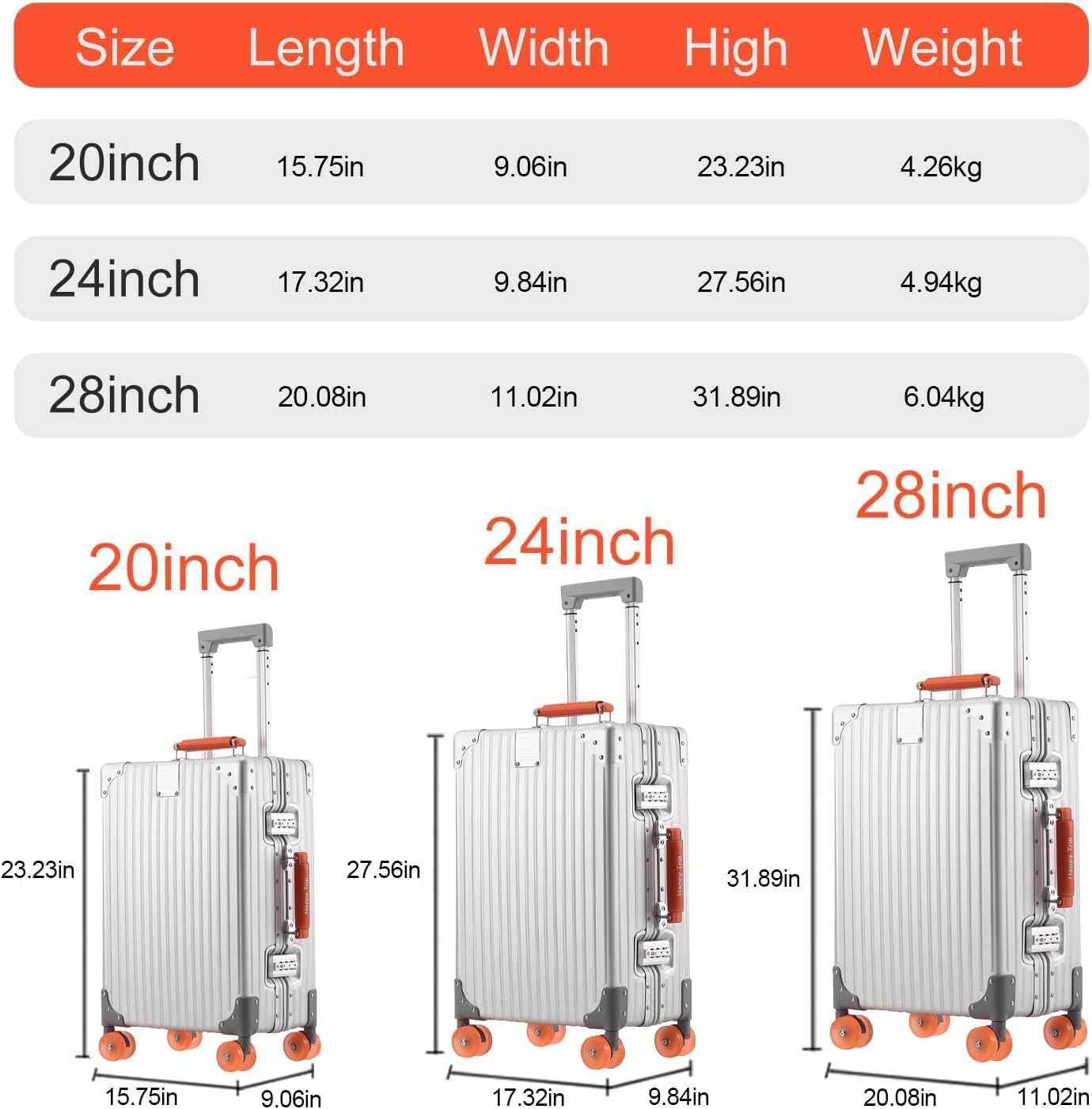 Aluminum Luggage Set（20/28）– 2026 Upgrade Zipperless Suitcase with TSA Lock, 360° Silent Spinner Wheels – Premium Aluminum-Magnesium Alloy Suitcase for Modern Travelers