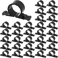Briwooody 50 Pack 2 Inch Black PEX Pipe Clamps - Suspension Supports for Copper CPVC Tubing, Easy Install Noise Reduction