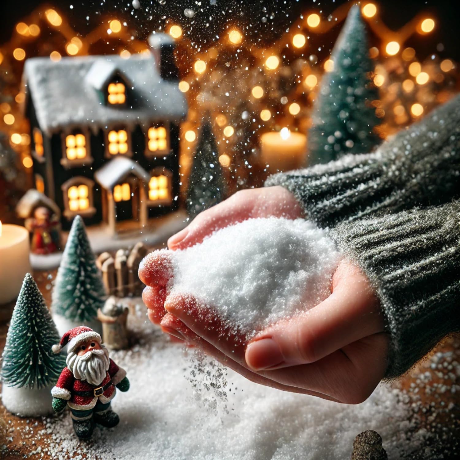 LUMOSXLUMOSX Instant Snow - 12 Gallon Perfect Fake Snow for Decor and Snow-Themed Party, Safe for Kids for Snow Slime, Easy to Use Artificial Snow - Just Add Water to 23oz of Instant Snow Powder