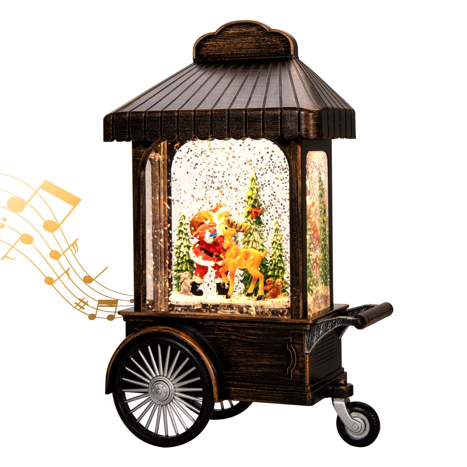 Christmas Lanterns,Christmas Snow Globes,Christmas Decorations with Music, Christmas Fine Gifts,House Decorations,Christmas Indoor Decorations