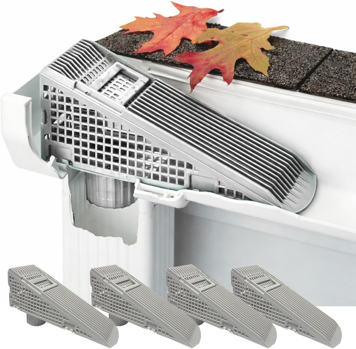 The Wedge Downspout Gutter Guard