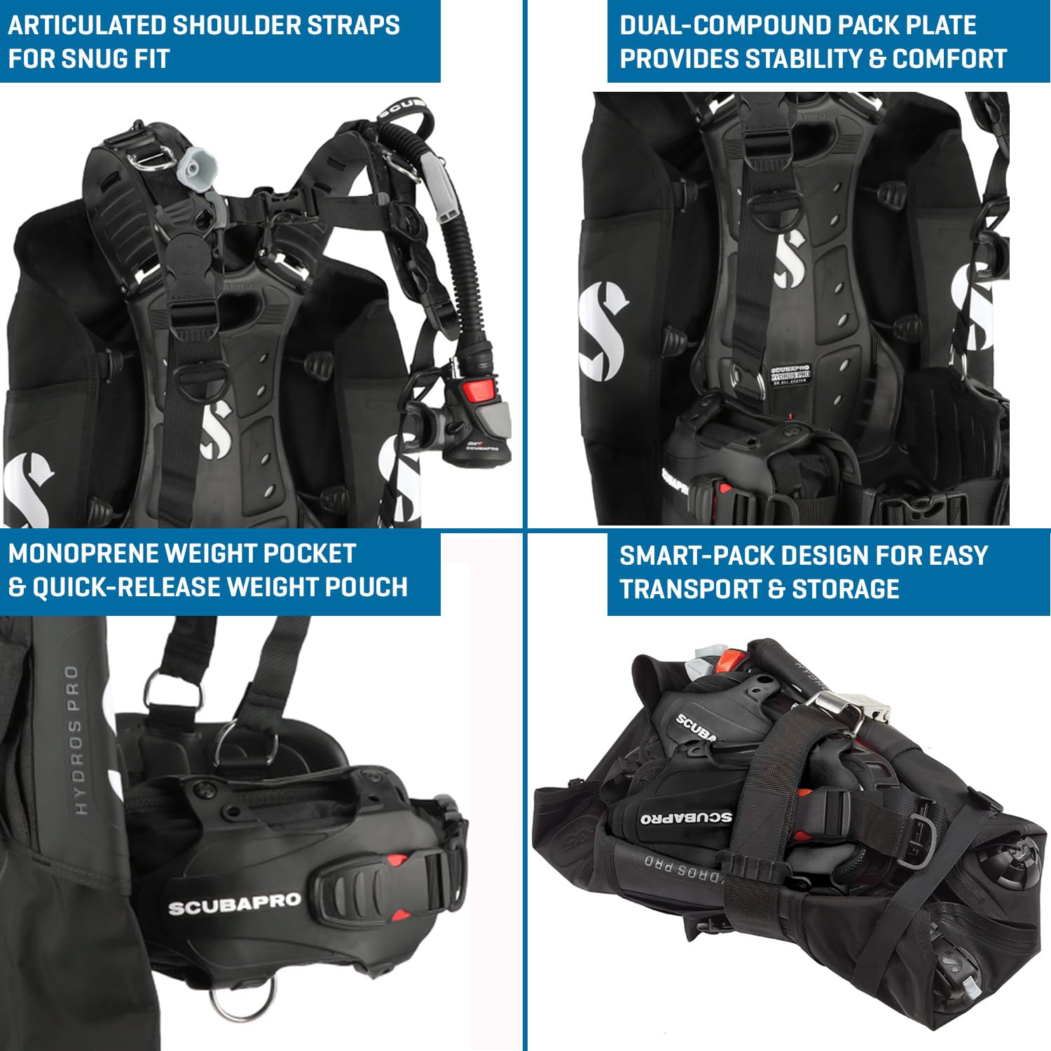 SCUBAPRO Hydros Pro BCD Homme