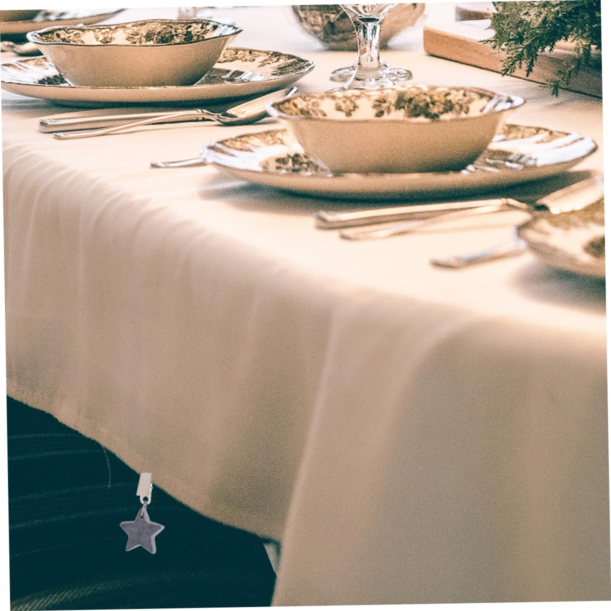 POPETPOP 30stücke Tischdeckenbeschwerer Aus Sternform Mit Clip rutschfest Und Praktisch Für Gartenpartys Picknicks Und Hochzeiten Für Dicke Tischdecken