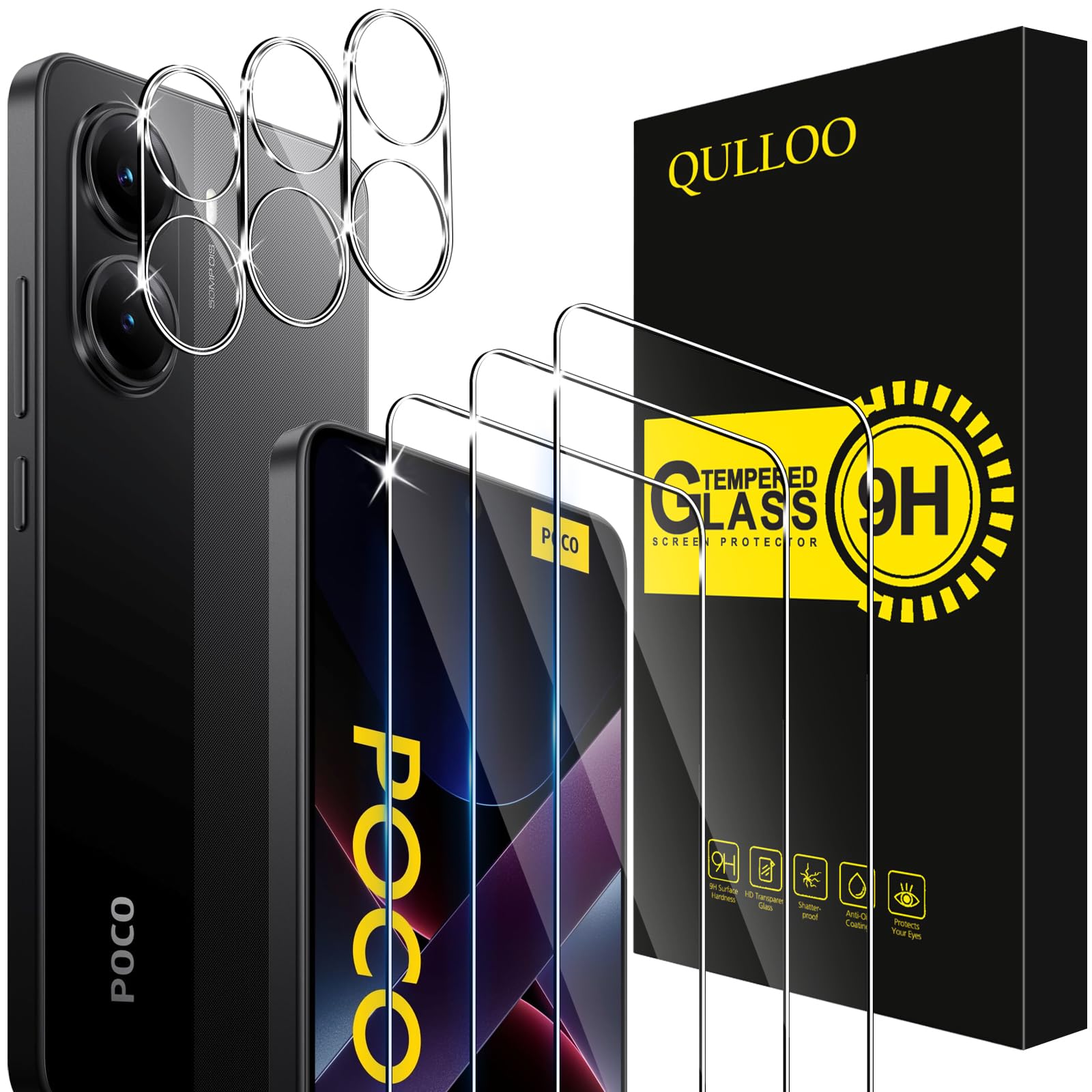 Pellicola Vetro Temperato Per Fotocamera Posteriore Xiaomi Redmi NOTE 13 Pro 5G - Antigraffio 9H - 2 Pezzi - Foto 3