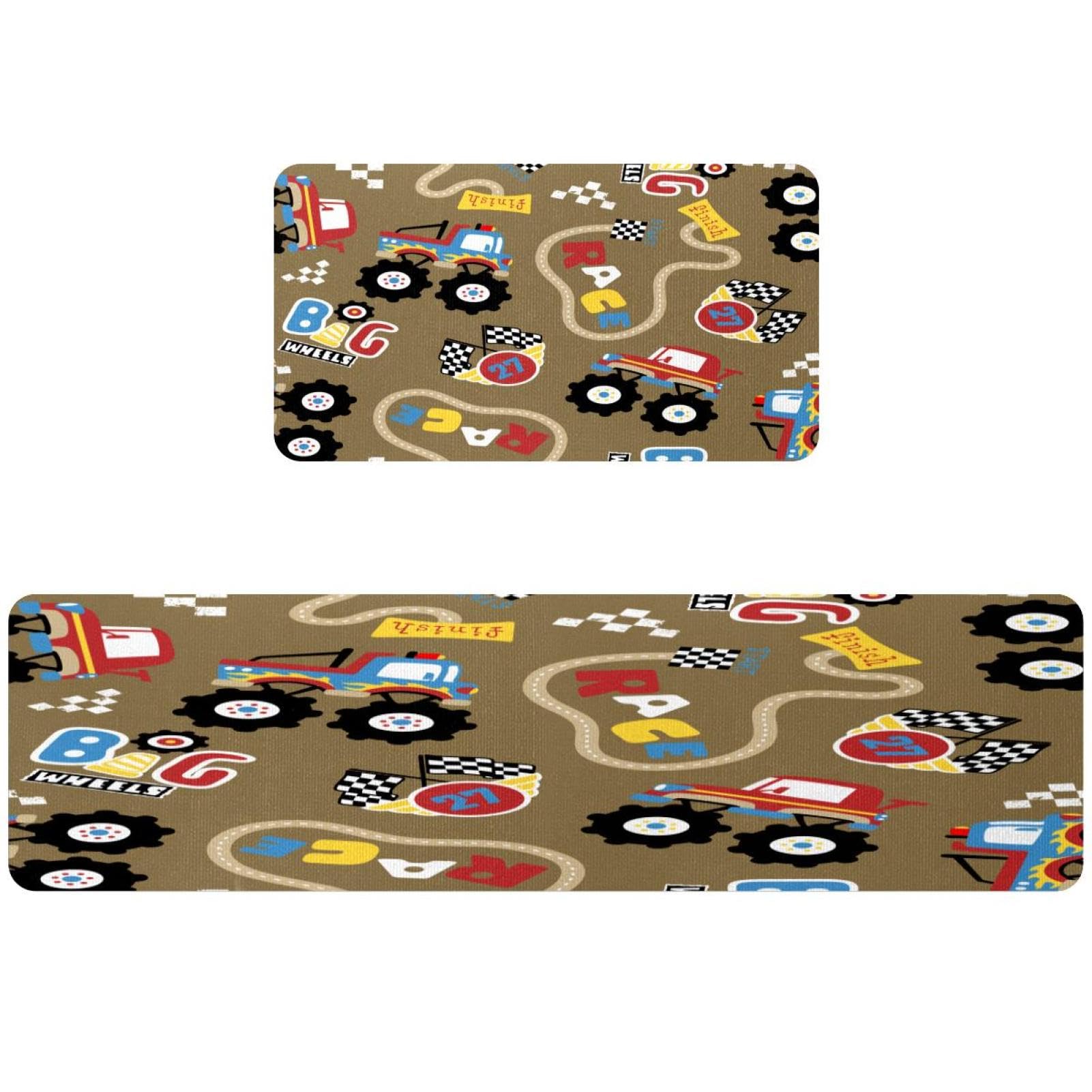 Tapis de cuisine antidérapants lot de 2 absorbants pour couloir et buanderie