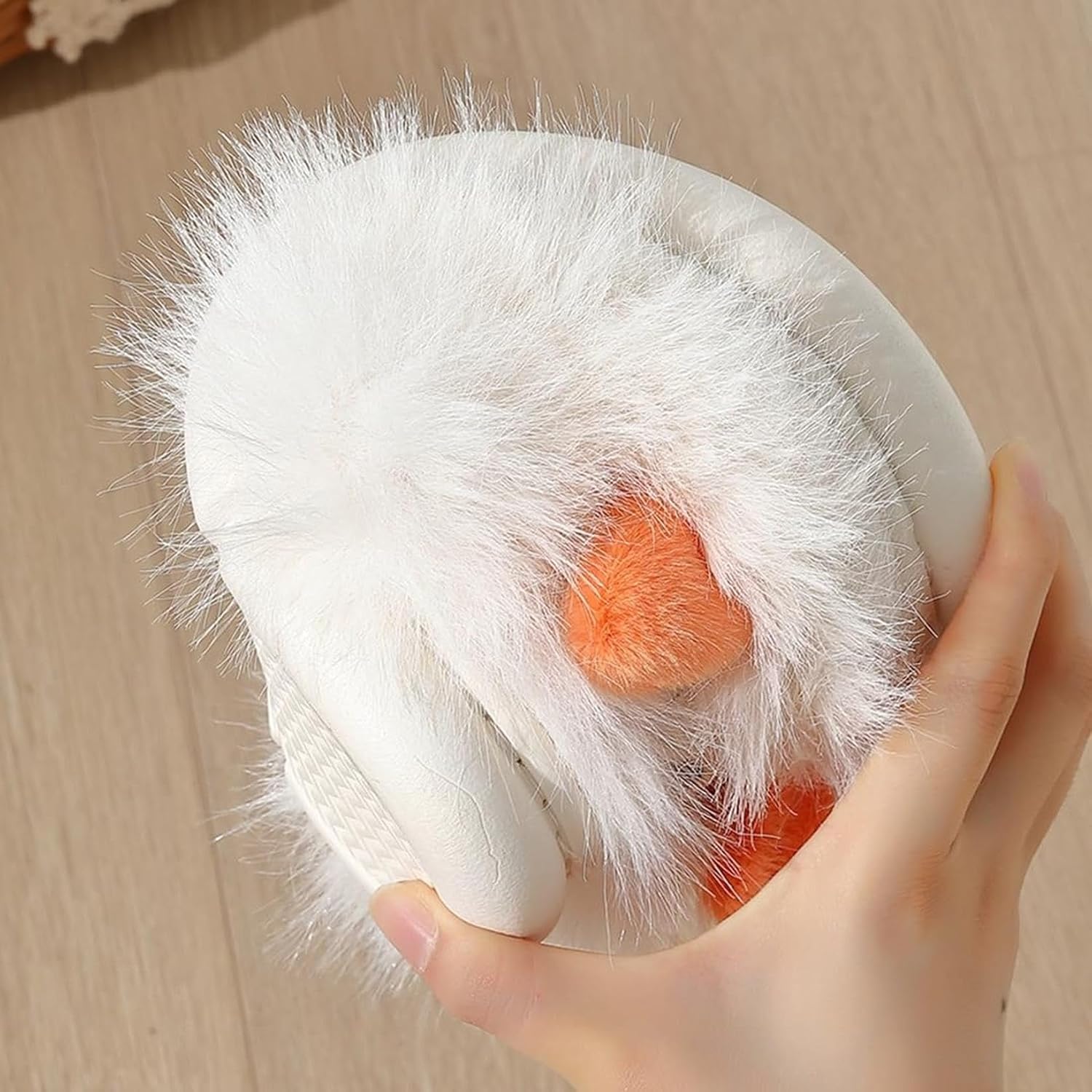 [Yaloee] ボアスリッパ 可愛い 怪獣柄 あったか ルームシューズ 面白い もこもこ 厚底 防寒 暖かい 冬用スリッパ 室内