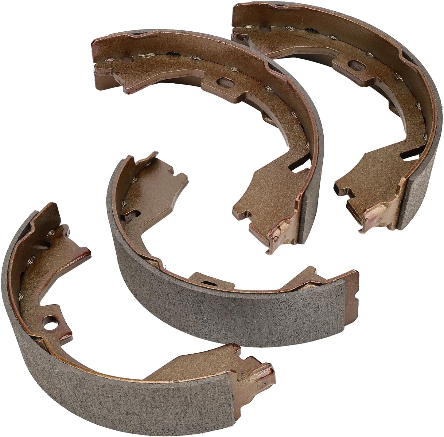 17854B Rear Parking Brake Shoes Set Compatible with Ford E150 E250 E350 F250 F350 F450 Dodge Ram 1500 2500 3500 RAM 2005-2024 - Replaces BS854 B854 S854 854pg Z854 5179334AA