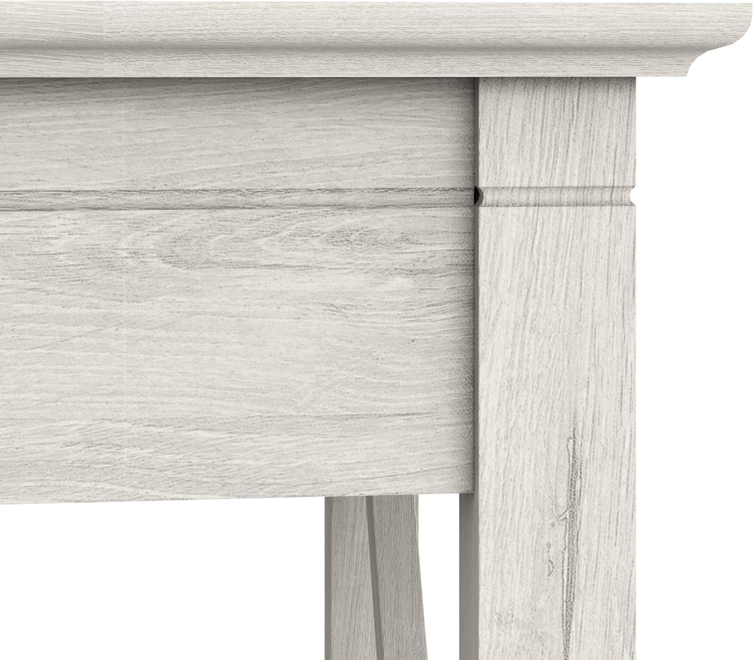 Bush Home Key West Nightstand with Drawer in Linen White Oak
