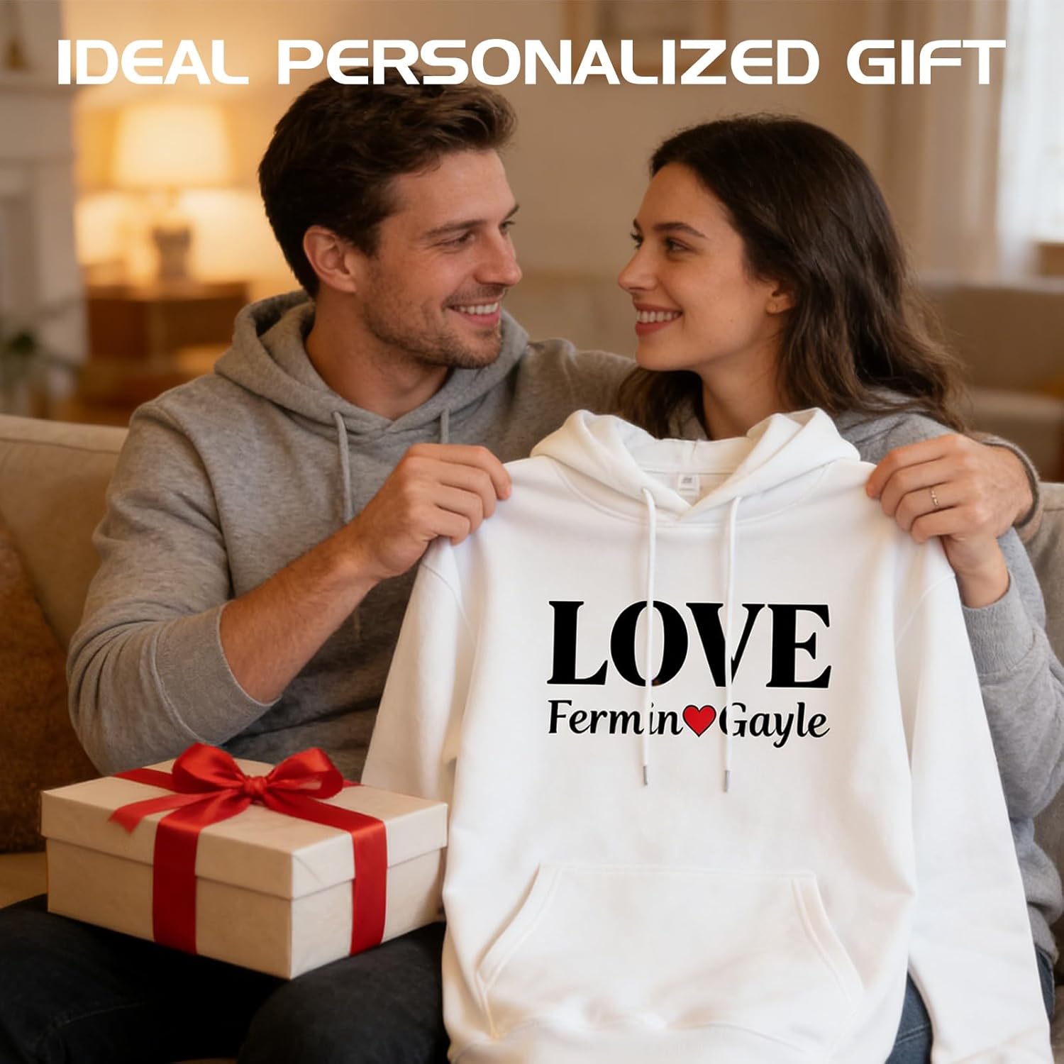 ENOMY Custom Hoodie with Photo Logo Text Custom Custom Hoodies for Women Personalized Gift for Mom Girlfriend - Image 9