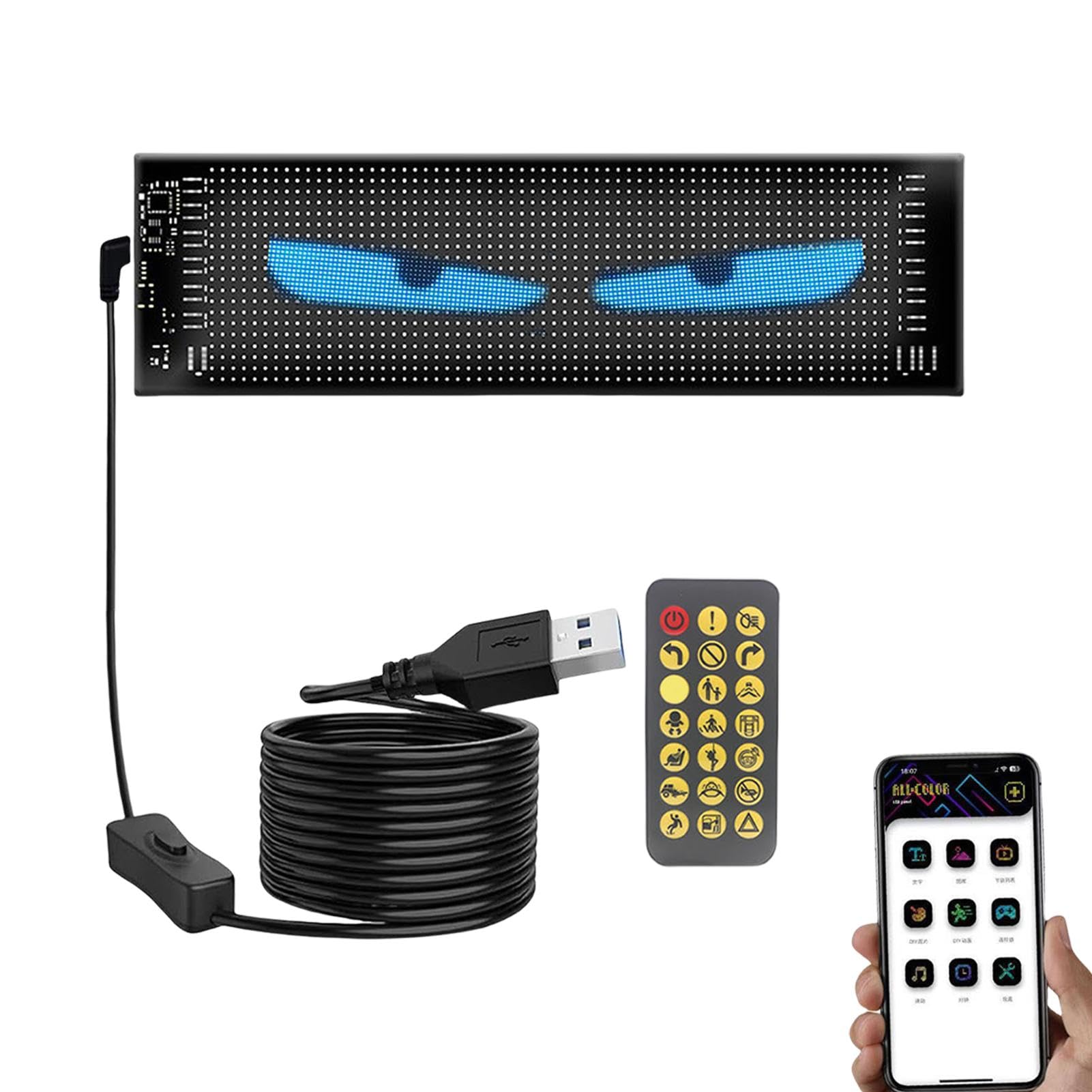 Amazon | Mendoule 悪魔の目 LED パネル, ダイナミック