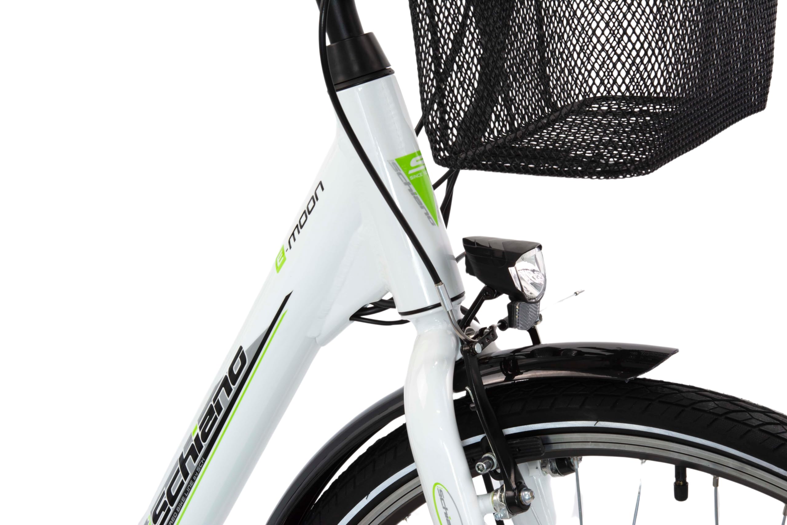 F.lli Schiano E-Moon, Bici Elettrica da Città 28 Inches per Adulti, 36V 13Ah Batteria Rimovibile, Motore 250W 40Nm, City Ebike